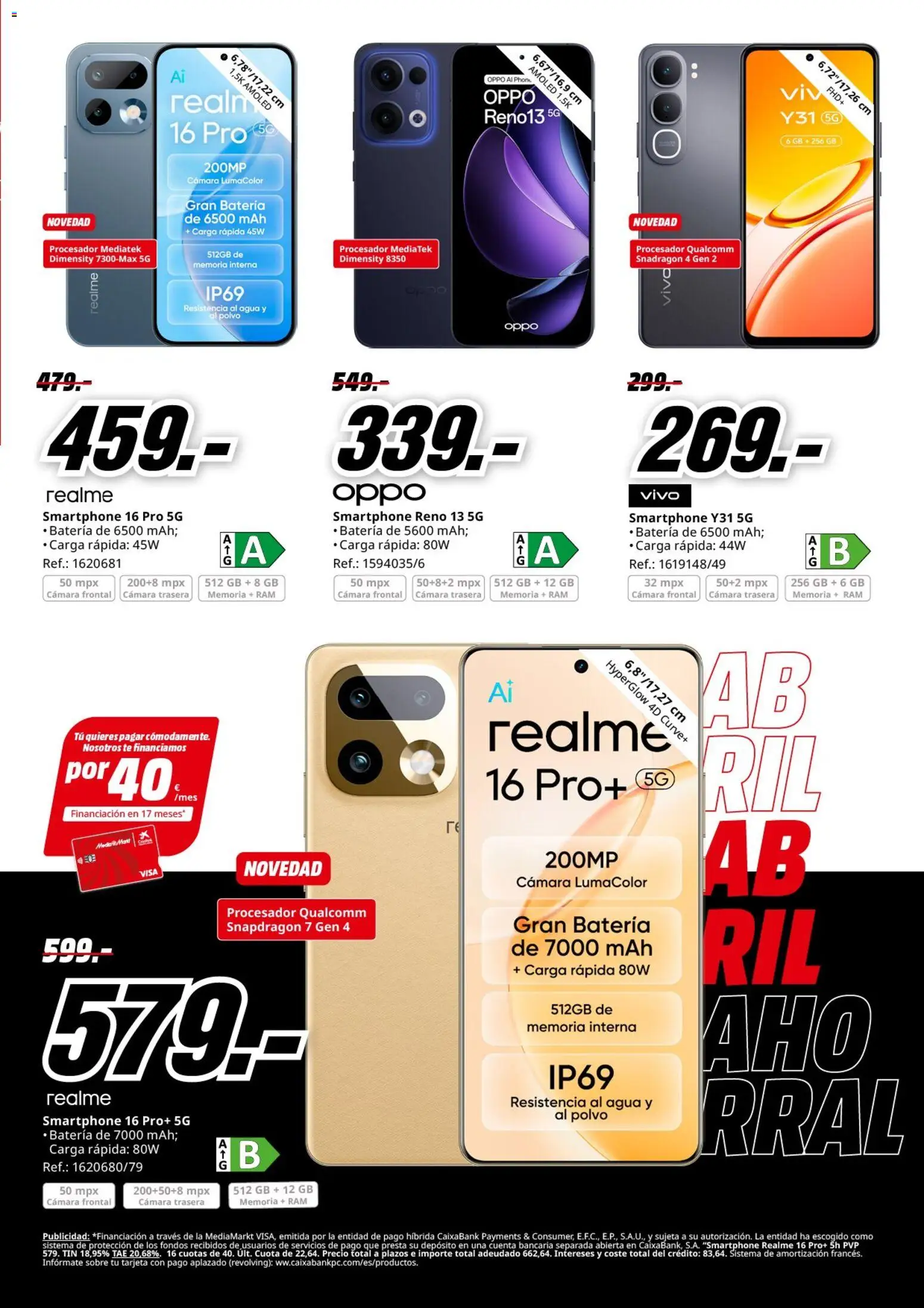 Media Markt folleto │ válido desde el 06.04.2026 | Página: 18 | Productos: Té, Smartphone, Cámara, Batería