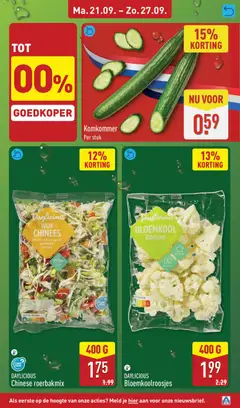 Komkommer, Komkommer Per stuk - Voorbeeld van een folder van Aldi, geldig van 21-09-2026 | Pagina: 7