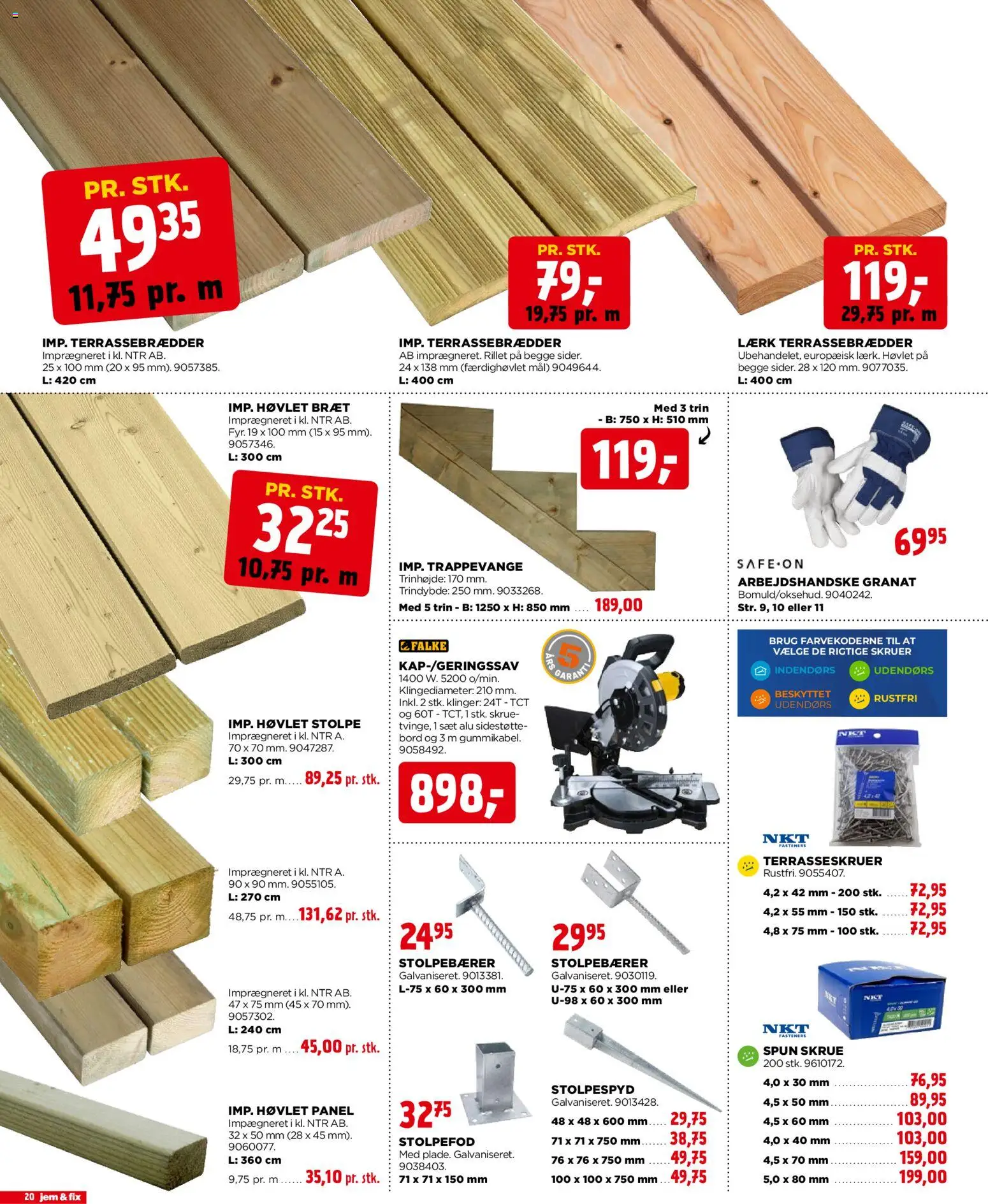 Jem & fix tilbudsavis – gyldig fra 12/07/2026 | Side: 20 | Produkter: Bord, Skrue