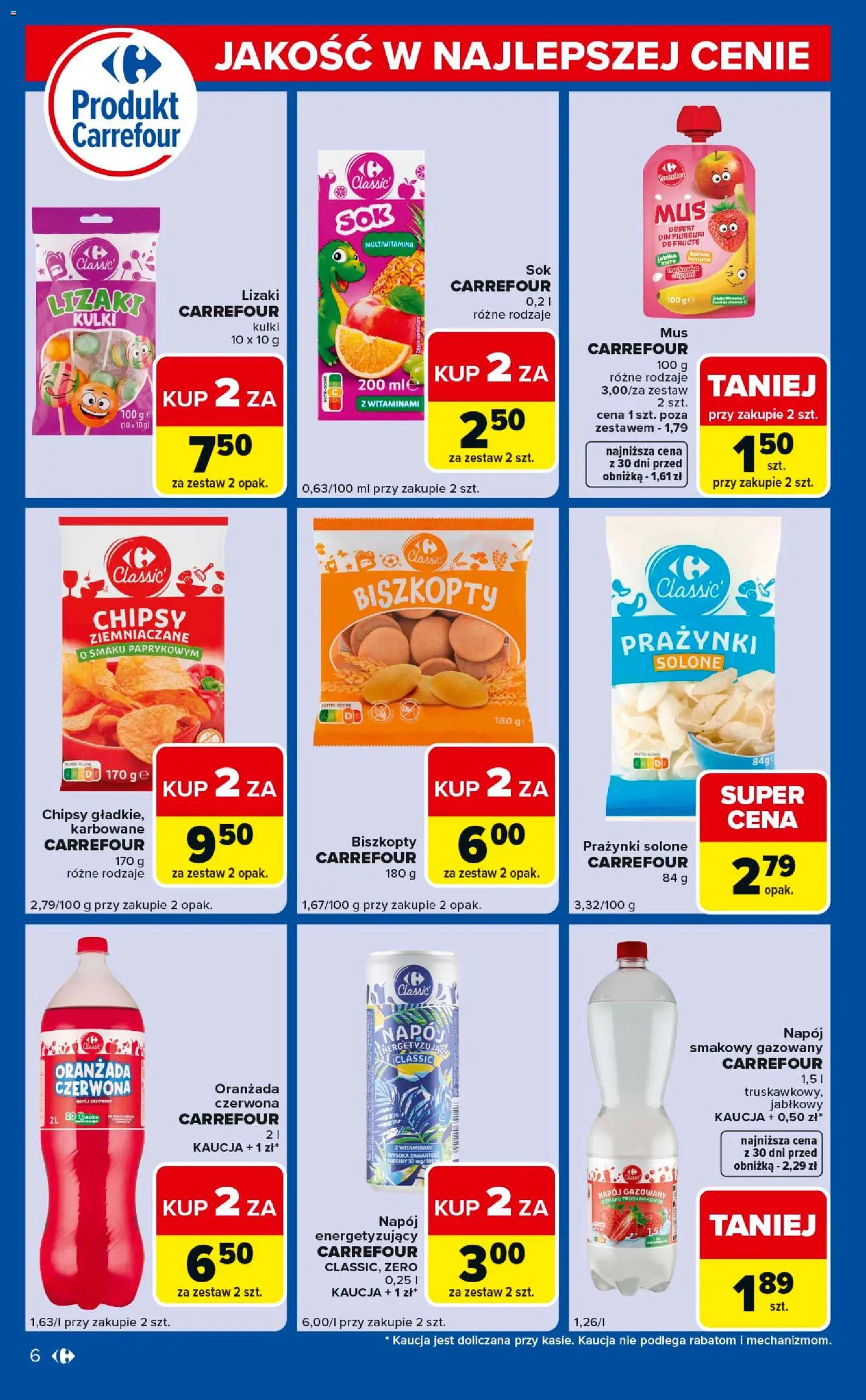 Carrefour gazetka - Express od 26.05.2026 | Strona: 6 | Produkty: Chipsy, Lizaki, Banan