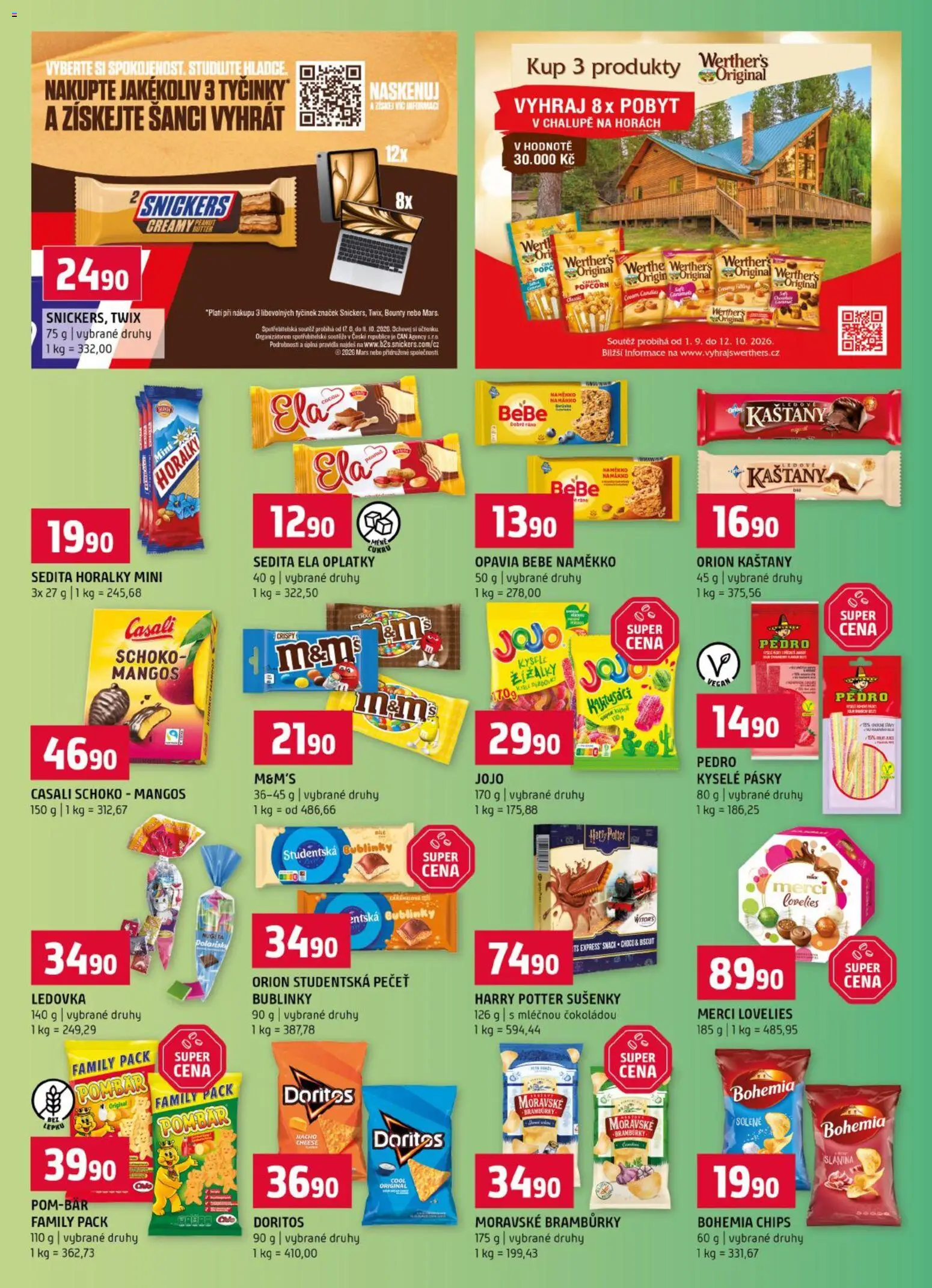 Terno leták od 09.09.2026 | Strana: 8 | Produkty: Vegan, Twix, Bramburky, Harry Potter