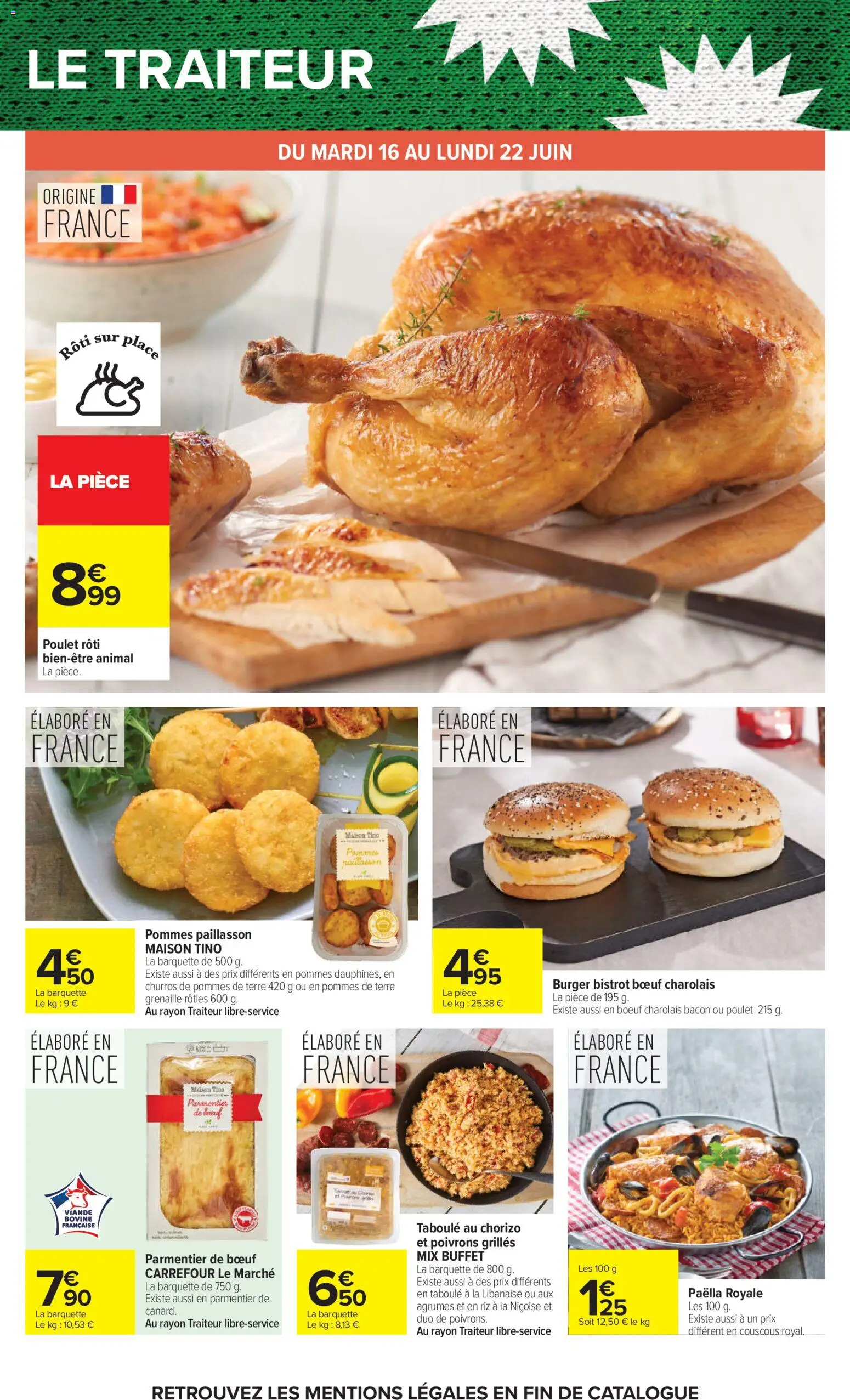 {H1} | Page: 30 | Produits: Chorizo, Paillasson, Pommes, Viande bovine