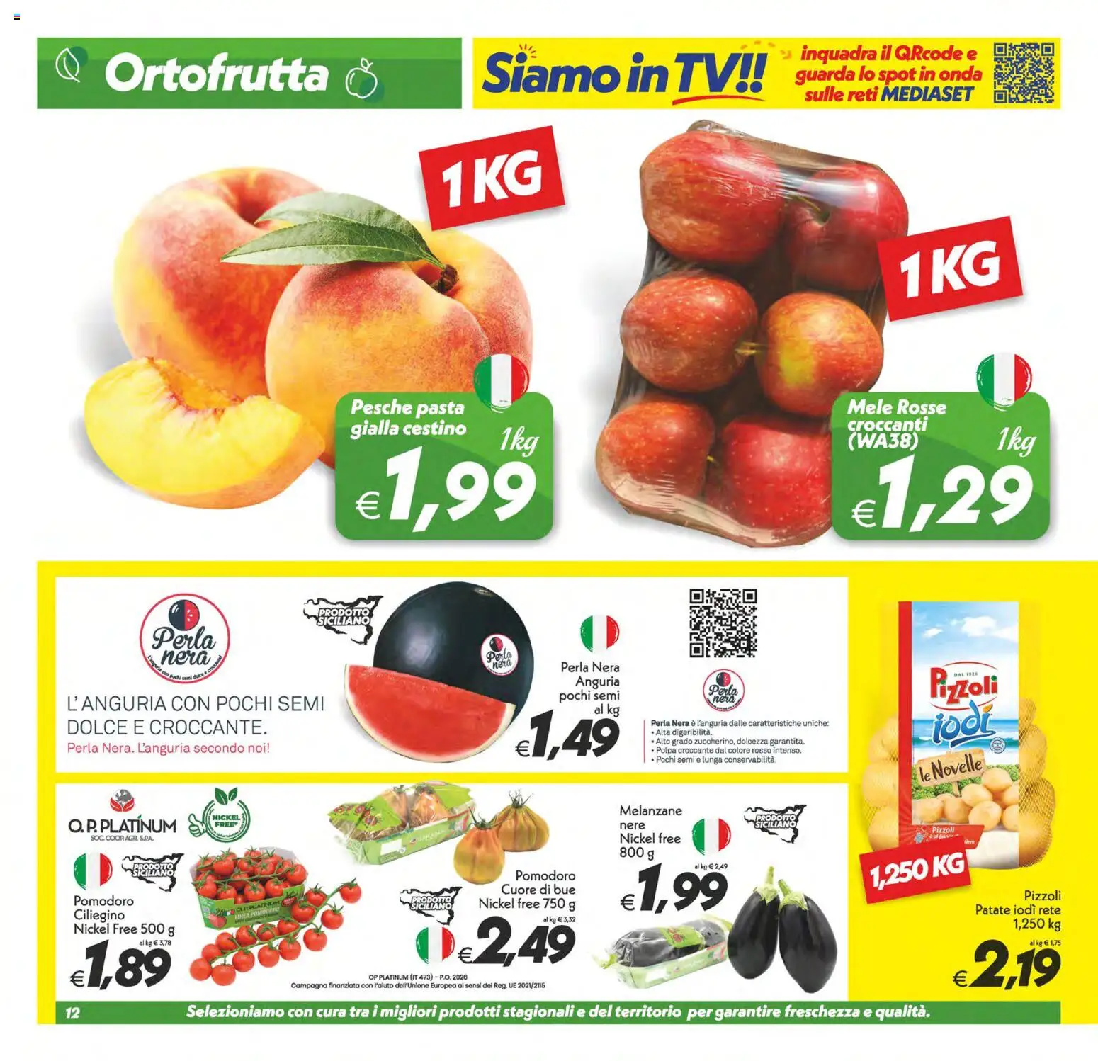 Volantino SuperConveniente del 09.06.2026 | Pagina: 12 | Prodotti: Mele, Patate, Pomodoro, Cestino