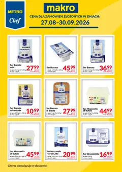 Pogląd oferty "Makro gazetka - Metro Chef w dostawie" - ważna od 27.08.2026