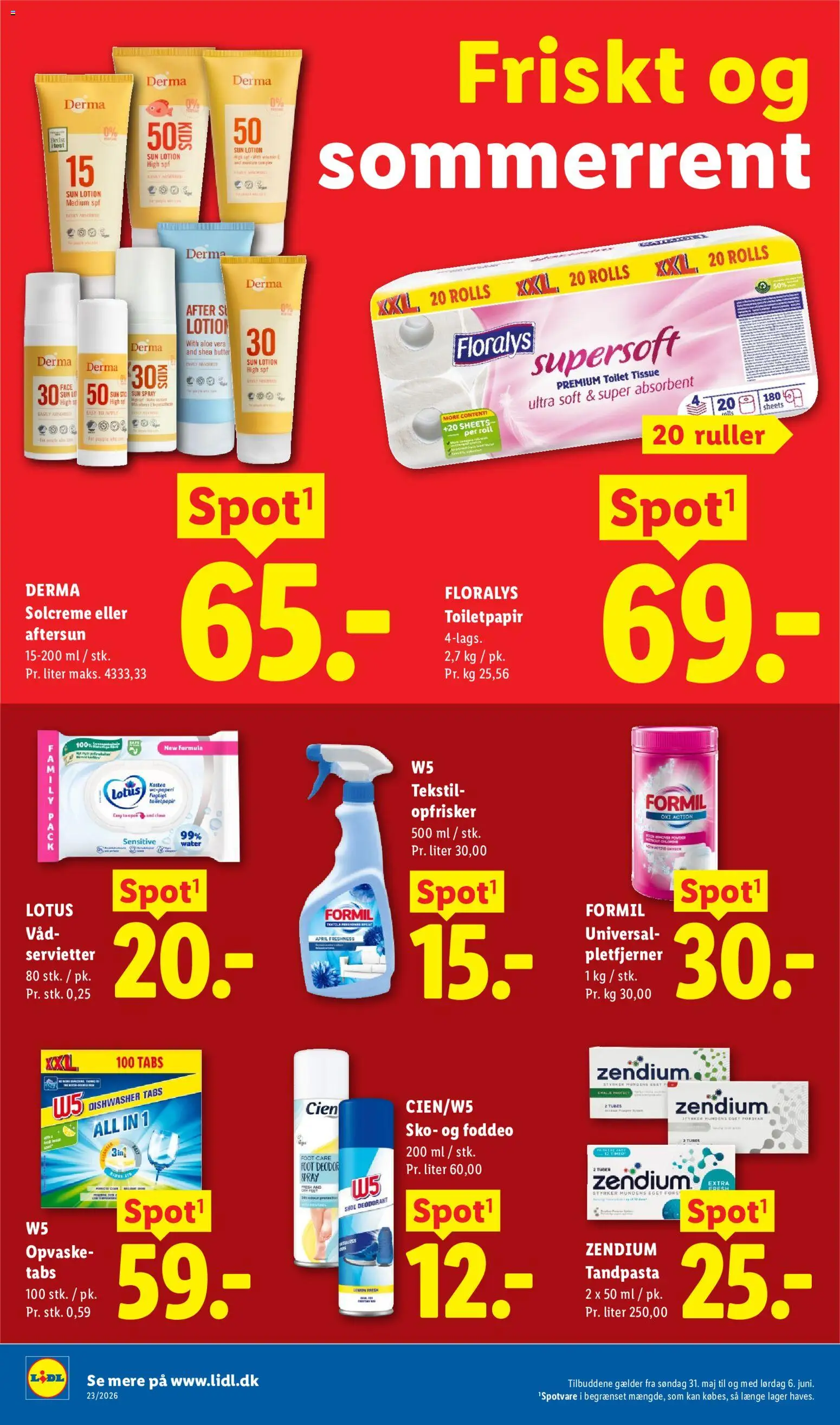 Lidl tilbudsavis – gyldig fra 31.05.2026 | Side: 12 | Produkter: Tandpasta, Pletfjerner, Søm, Sko