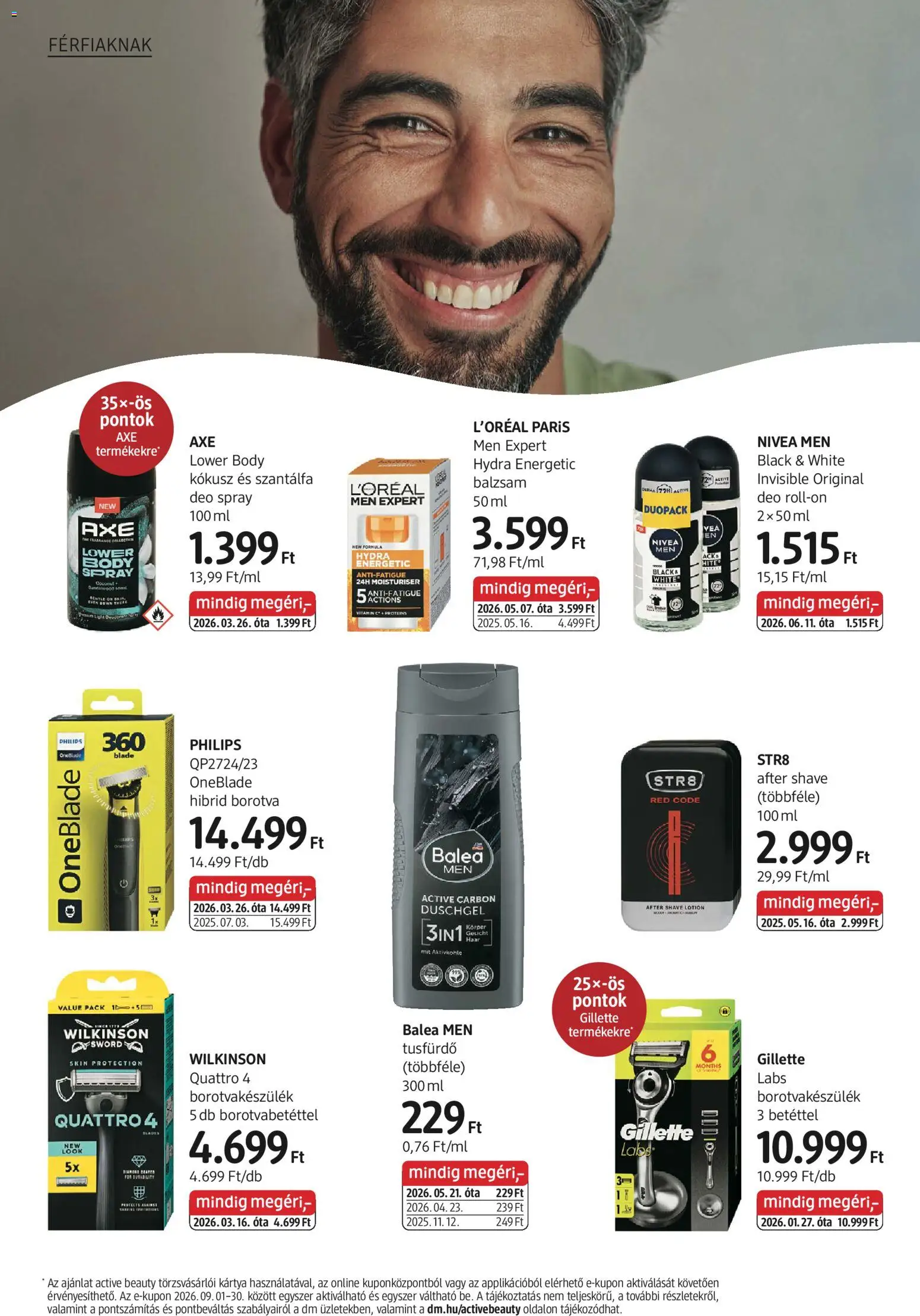 DM Drogerie Markt akciós ujság - amely érvényes a következő dátumtól: 2026.09.03. | Oldal: 18 | Termékek: Gillette, Body, Nivea, Tusfürdő