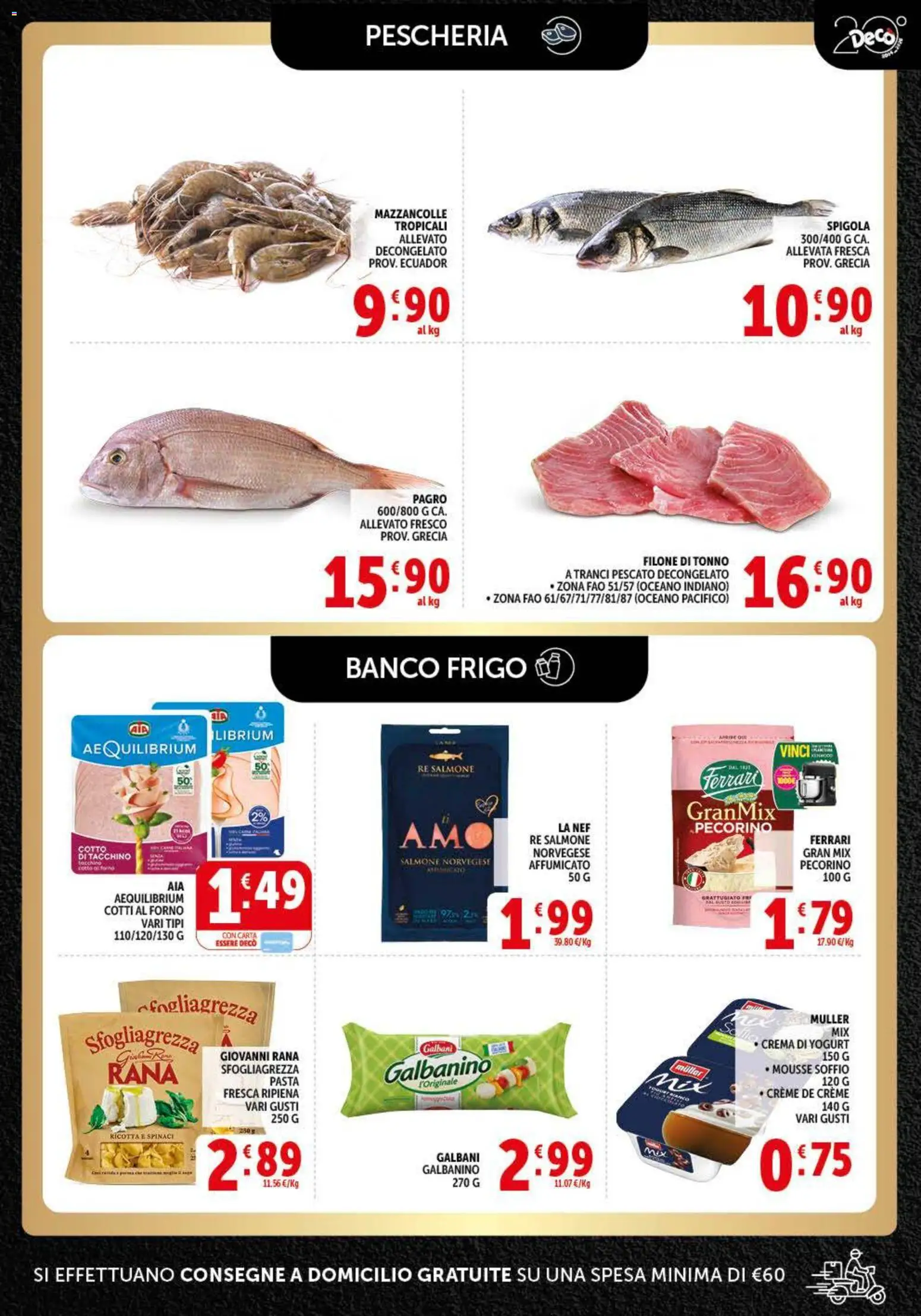 Volantino Decò del 21/07/2026 | Pagina: 3 | Prodotti: Crema, Yogurt, Pasta, Tonno
