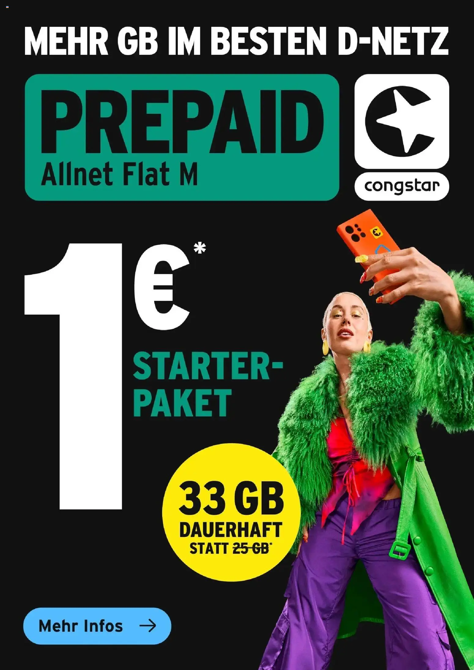 Angebote - Congstar: STARTER-PAKET FÜR 1 €! – gültig ab 28.06.2026 | Seite: 1