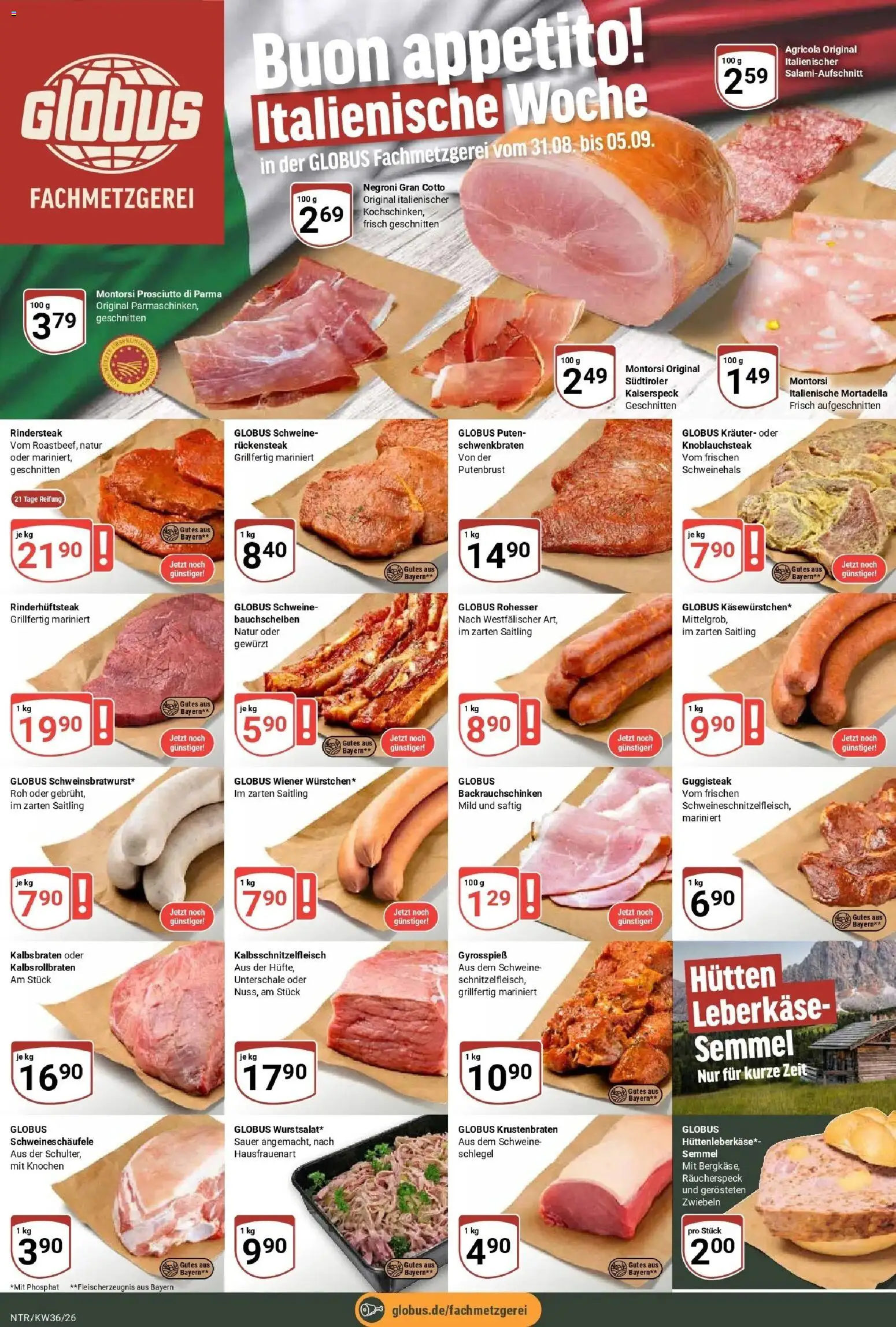 Globus Prospekt Neutraubling (ab 31.08.2026) » Angebote online | Seite: 7 | Produkte: Putenbrust, Krustenbraten, Zwiebeln, Leberkase