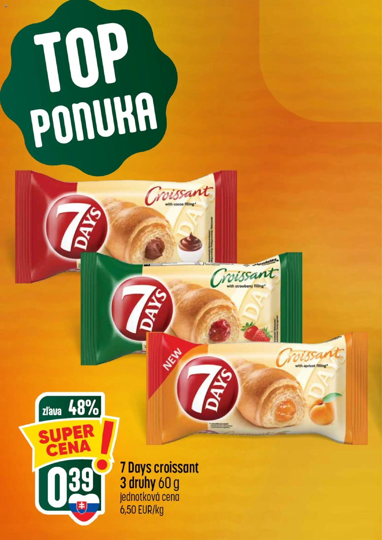 Nové COOP Jednota akcie – leták je platný od 30.07.2026 | Strana: 4 | Produkty: Croissant