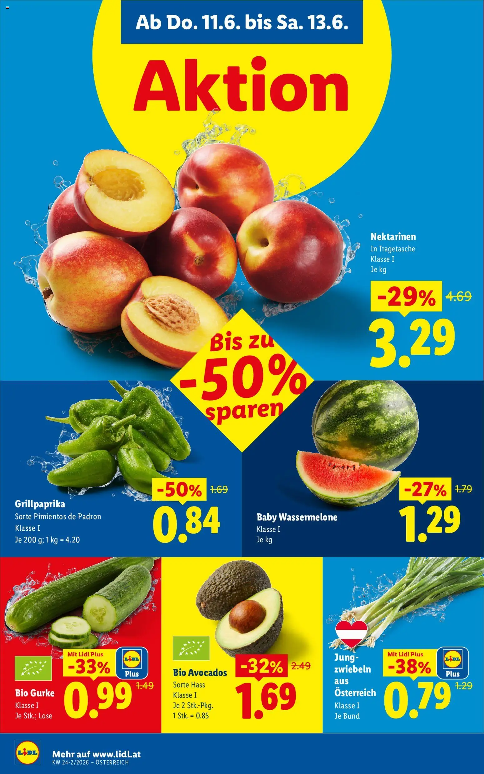 Lidl Flugblatt gültig ab 11.06.2026 | Seite: 8 | Produkte: Zwiebeln, Wassermelone