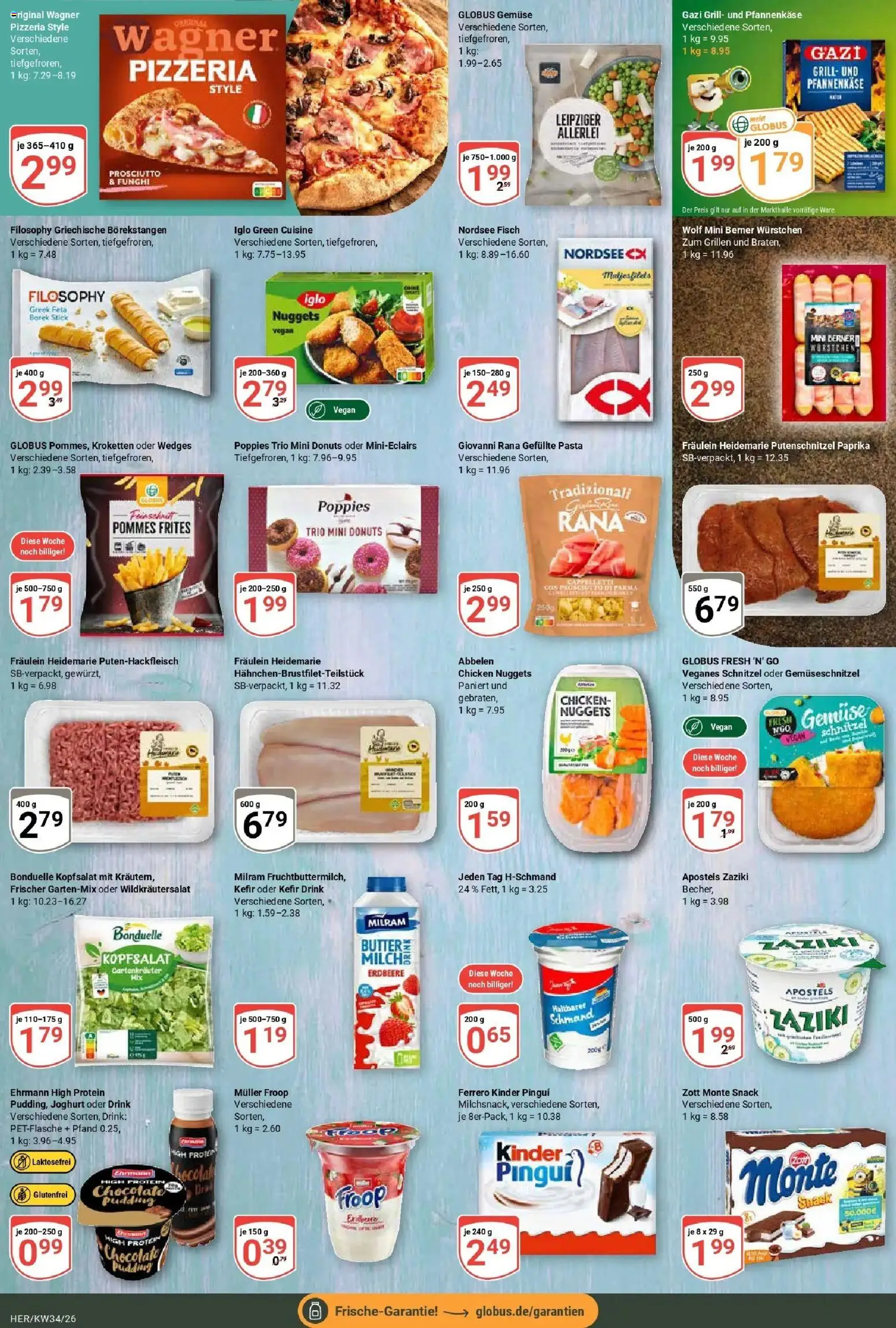 Globus Prospekt Hermsdorf (ab 17.08.2026) » Angebote online | Seite: 13 | Produkte: Grill, Pommes frites, Schnitzel, Milram