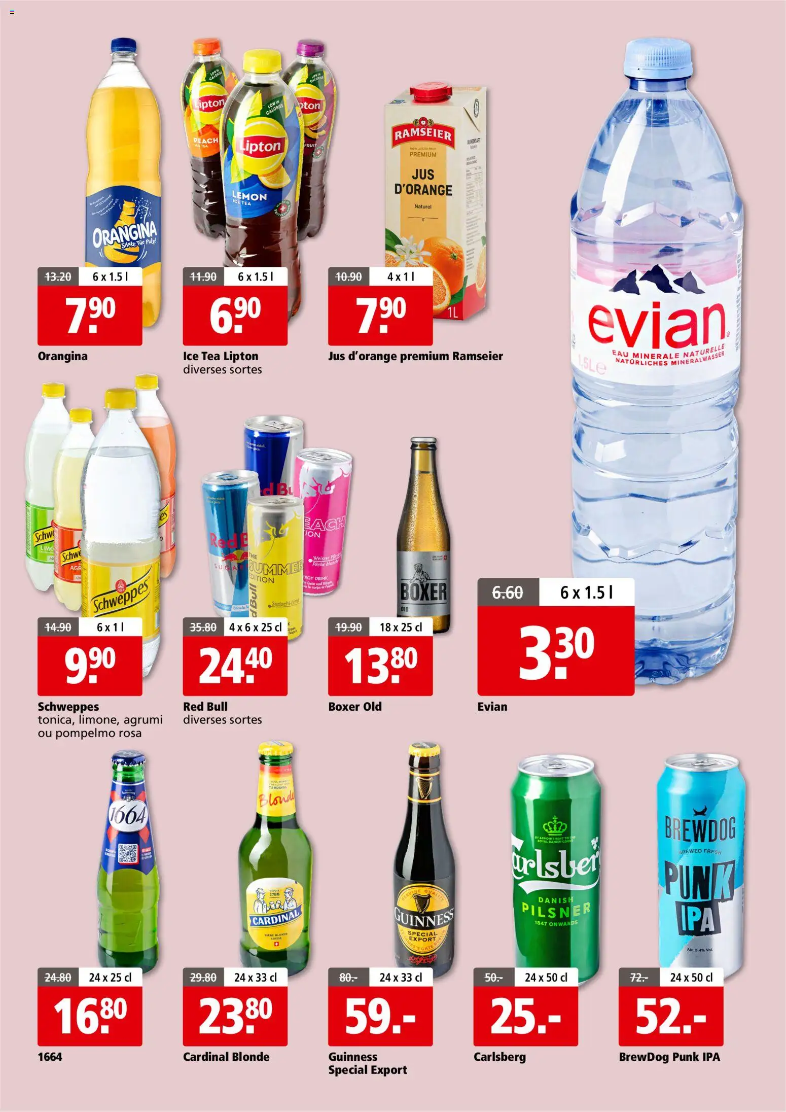 Aligro aktionen 2000 Chavannes, Matran, Genève, Sion – gültig ab 08.06.2026 | Seite: 11 | Produkte: Red bull, Mineralwasser, Boxer