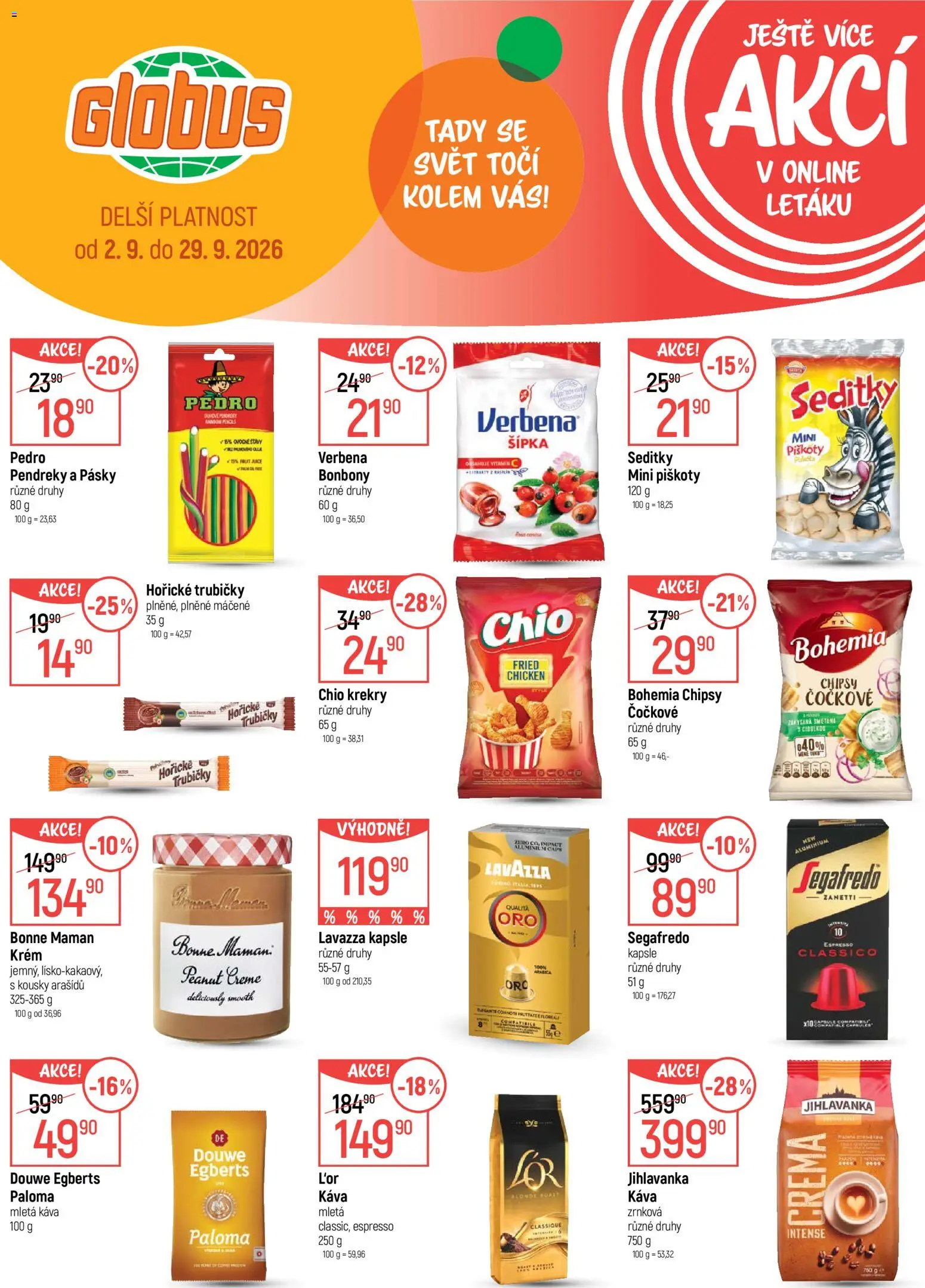 Globus leták od 02.09.2026 | Strana: 41 | Produkty: Káva, Kapsle, Mini piškoty, Mletá káva