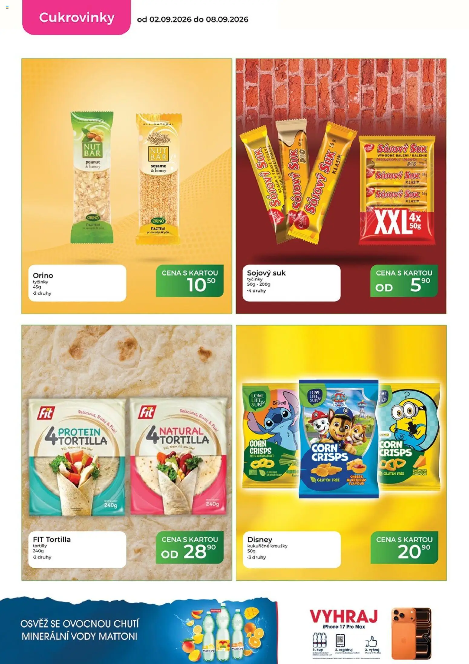 Tamda Foods leták od 02.09.2026 | Strana: 34 | Produkty: Tyčinky, Iphone, Cukrovinky, Protein