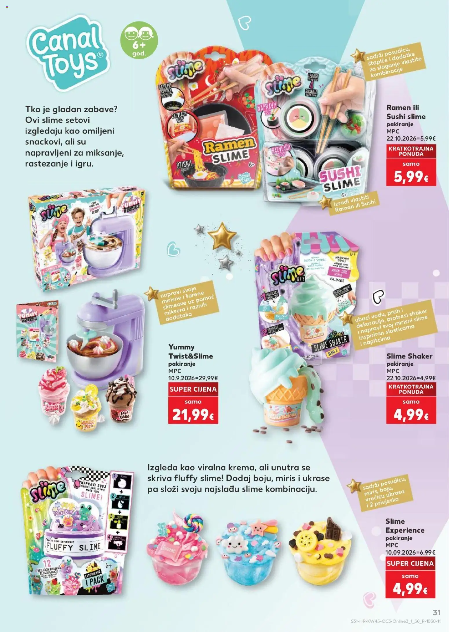 Kaufland katalog | vrijedi od 02.11.2026 | Stranica: 31 | Proizvodi: Miris, Sushi