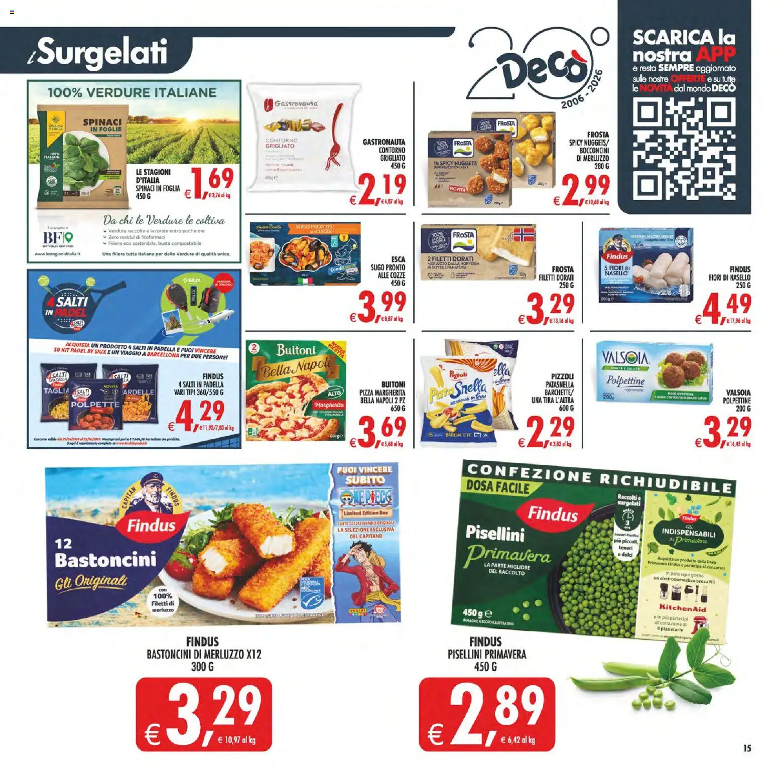Volantino Decò del 08.05.2026 | Pagina: 16 | Prodotti: Cozze, Spinaci, Padella, Sugo