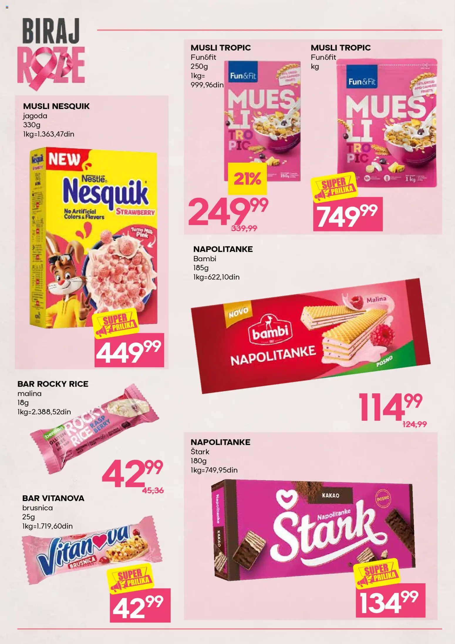 Idea katalog - važi od 01.10.2026 | Strana: 6 | Proizvode: Kakao, Jagoda, Napolitanke, Nesquik