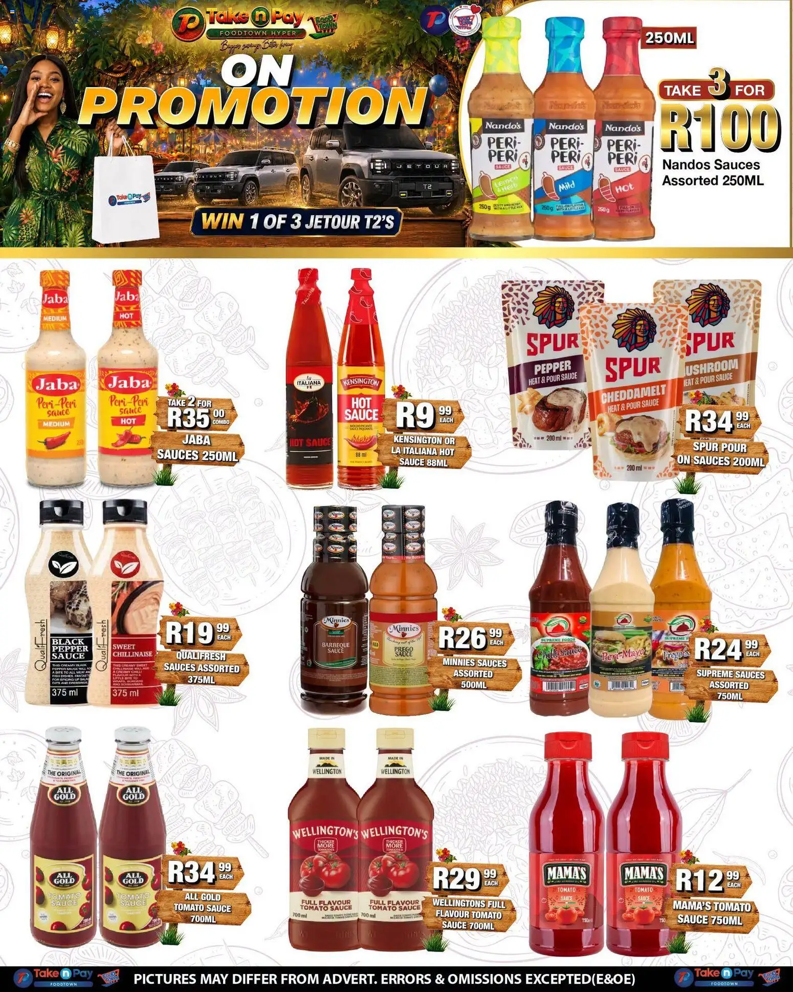 New Take n Pay catalogue – valid from 20/07/2026 | Page: 14 | Products: Sauces, Fish, Pepper, Chilli