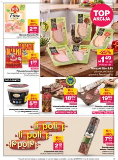 Mercator katalog akcije – veljaven od 01.10.2026 | Stran: 13 | Izdelki: Med, Narezek, Salama, Sunka
