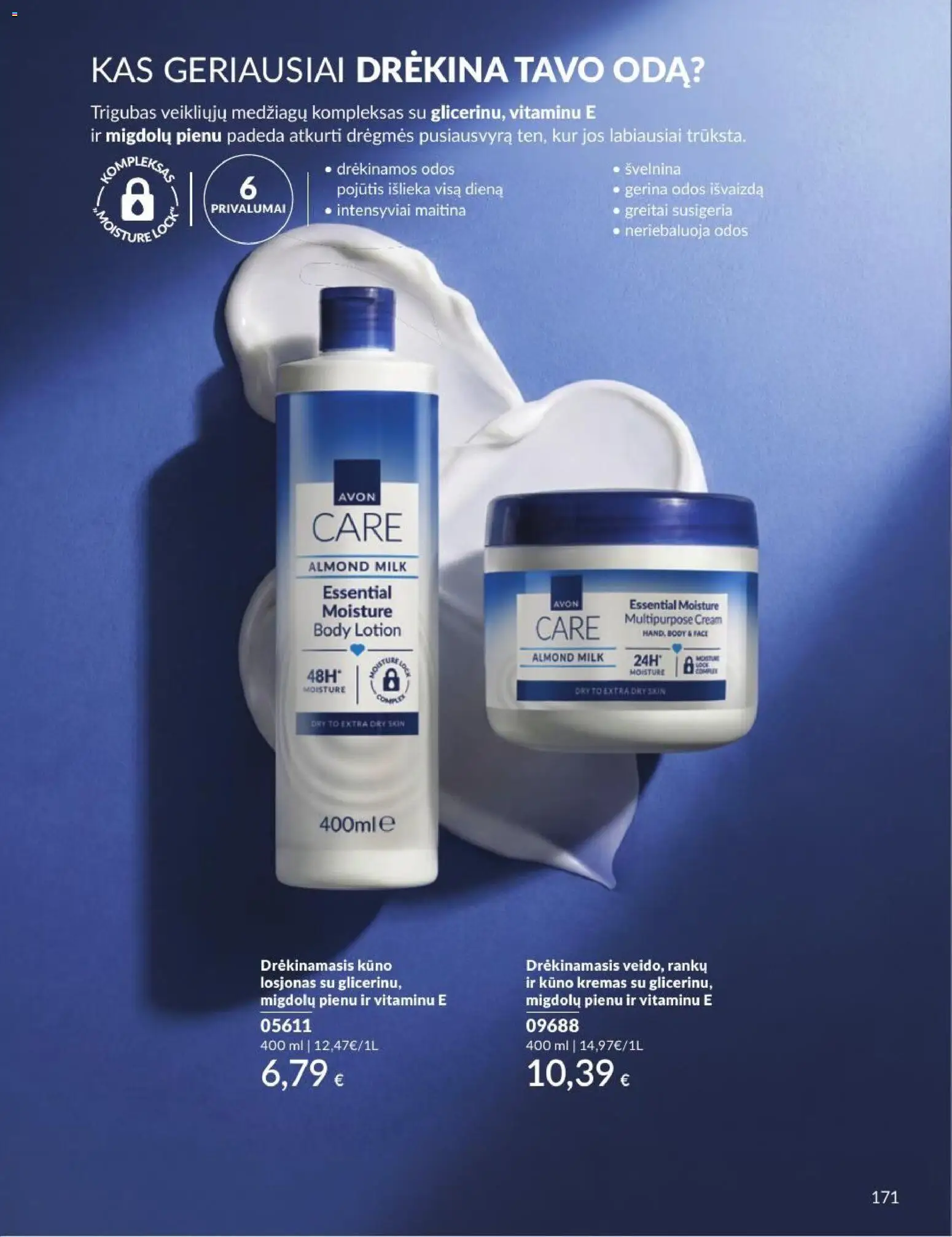 AVON akcijos nuo 2026.09.01 | Puslapis: 171 | Prekių: Kremas, Kūno kremas