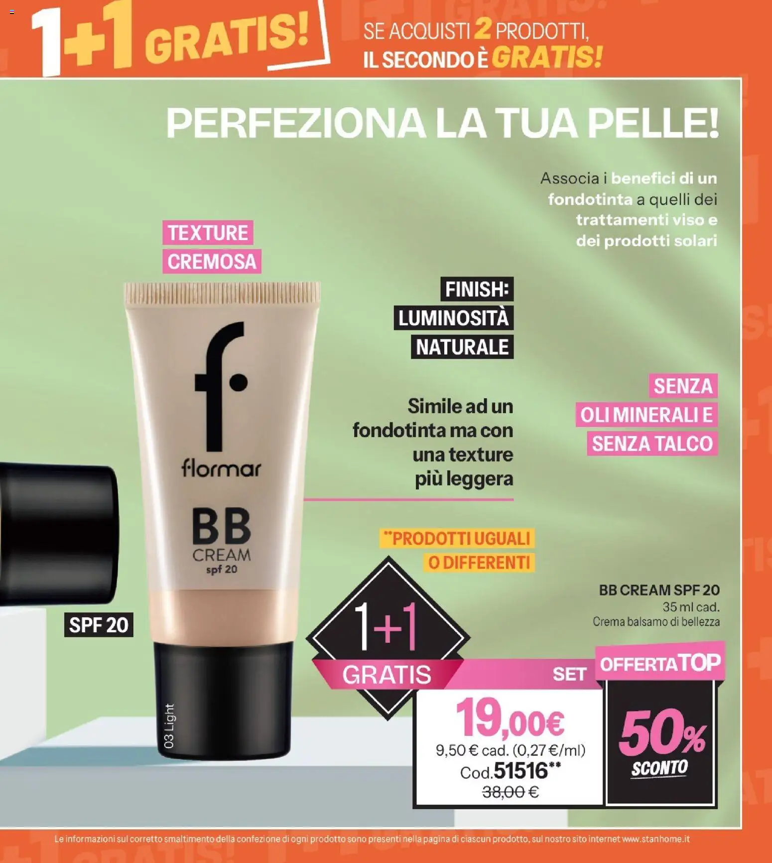 Volantino Stanhome del 14/07/2026 | Pagina: 48 | Prodotti: Crema, Fondotinta, Talco, BB cream