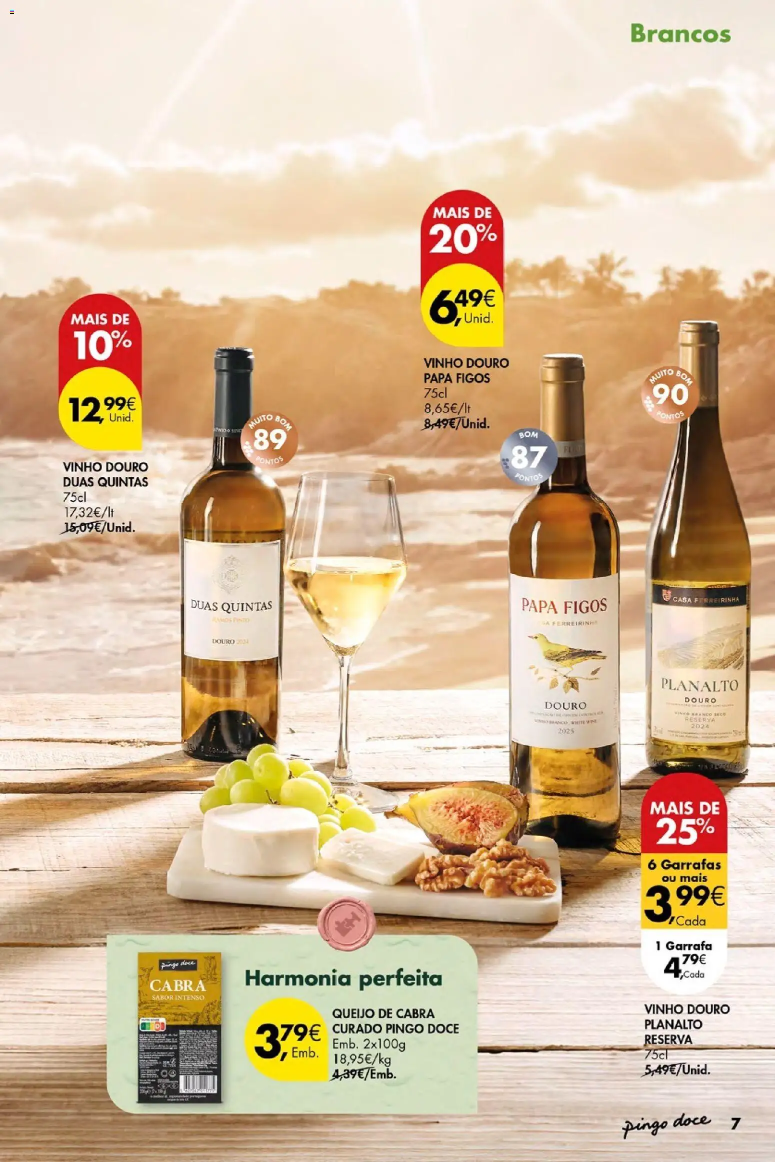 Pingo Doce Folheto Vinhos Frescos Açores │ válido de 02/07/2026 | Página: 7 | Produtos: Queijo, Vinho