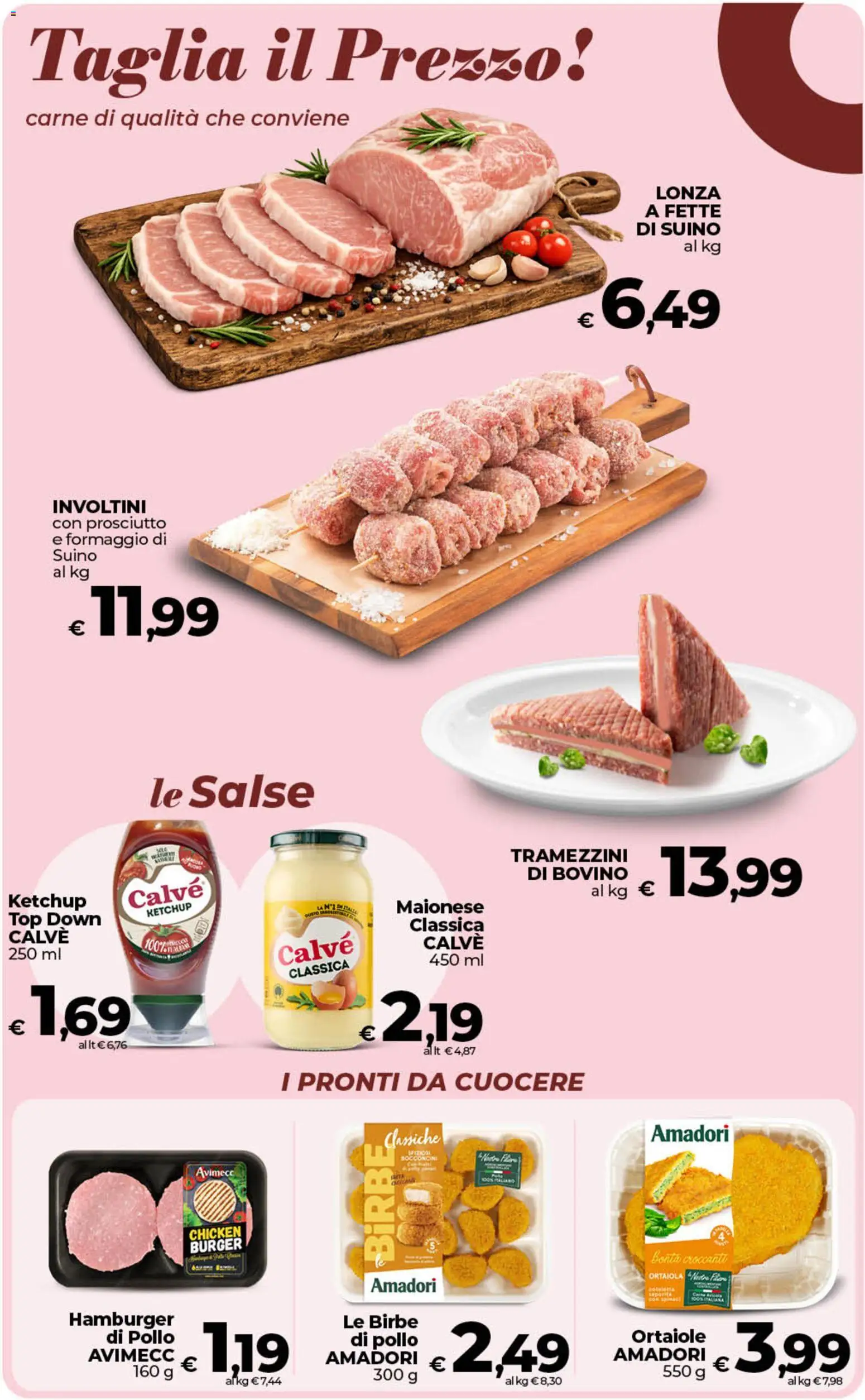 Volantino COOP del 19.05.2026 | Pagina: 17 | Prodotti: Ketchup, Suino, Formaggio, Hamburger