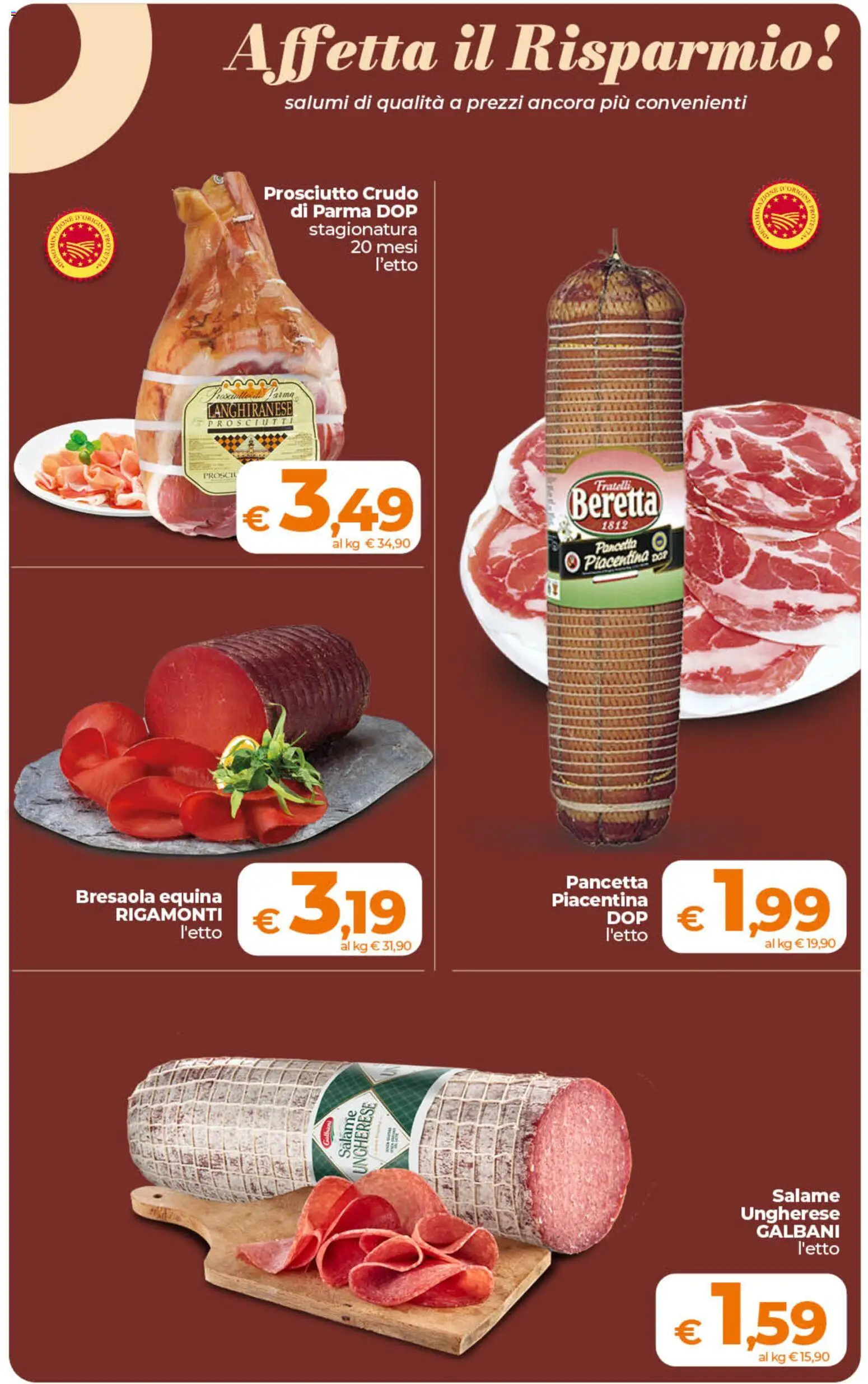 Volantino Ipercoop del 18.06.2026 | Pagina: 20 | Prodotti: Prosciutto Crudo, Salame, Bresaola, Prosciutto