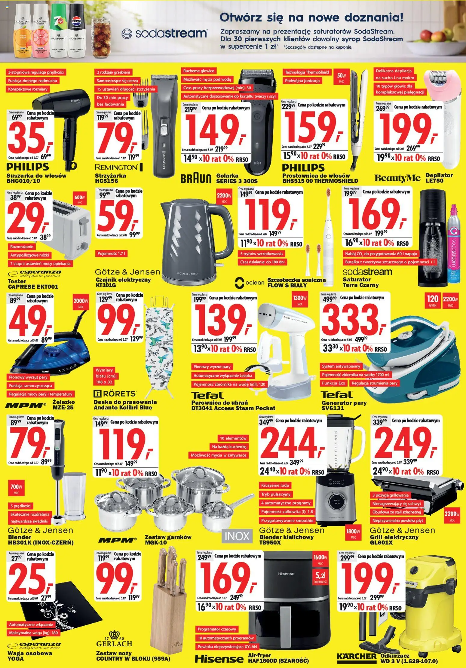 Mediaexpert promocje - Wielkie otwarcie Ozorków od 25.06.2026 | Strona: 6 | Produkty: Syrop, Toster, Parownica, Generator pary