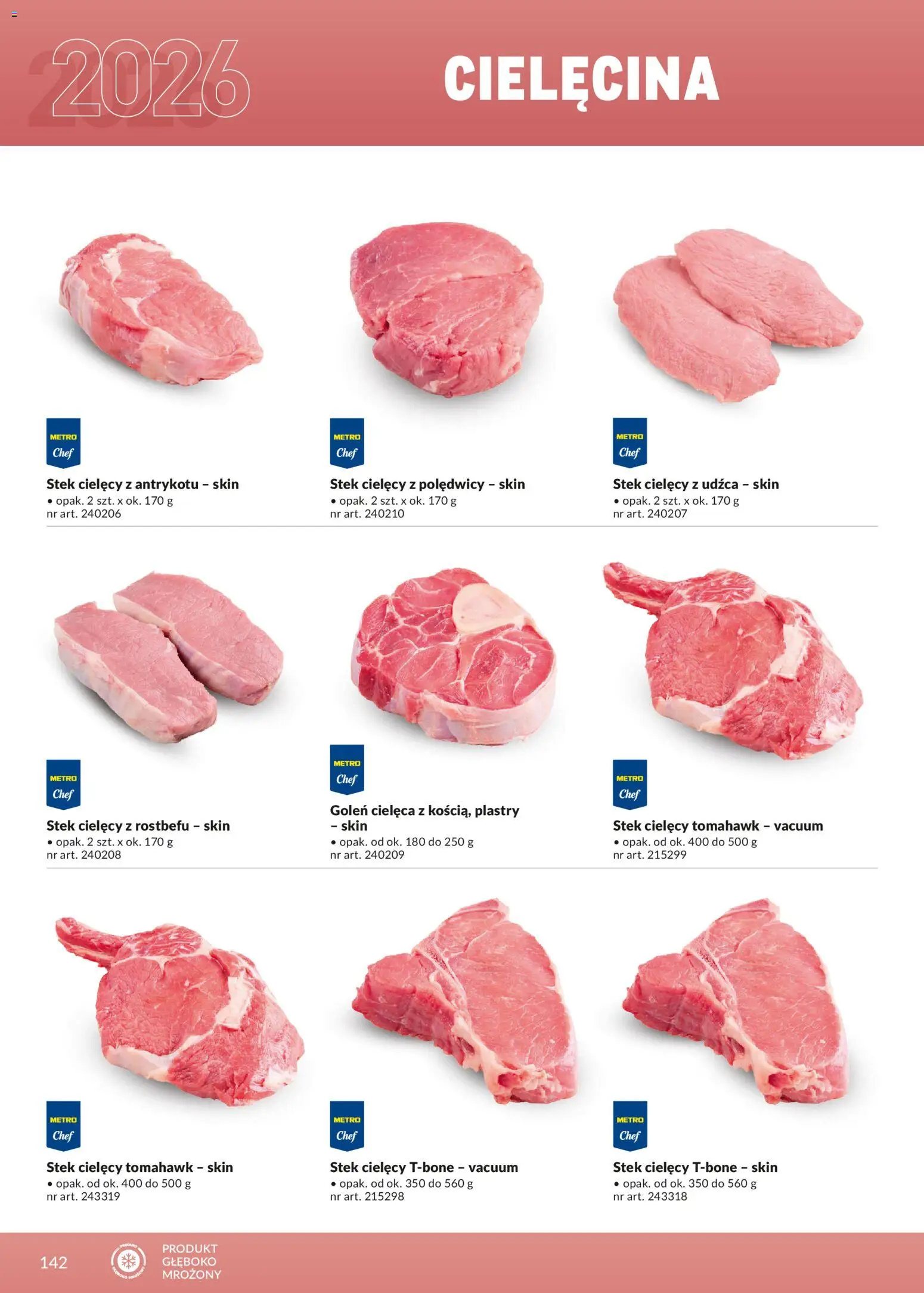Makro Gazetka - Ultra fresh od 01.03.2026 | Strona: 142 | Produkty: Stek cielęcy