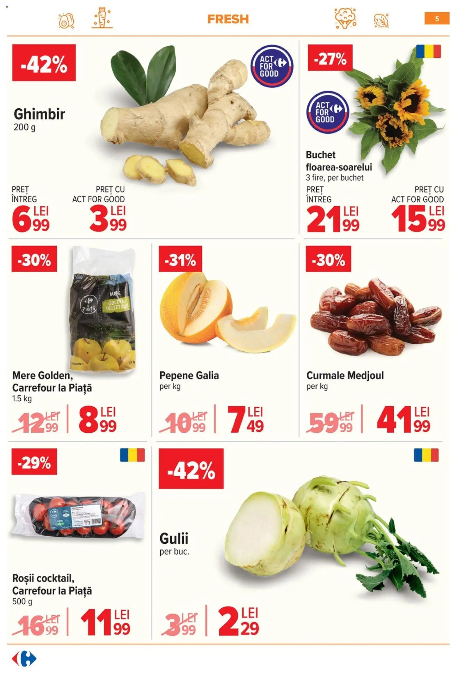 Noul catalog Carrefour – valabil de la 10.06.2026 | Pagină: 5 | Produse: Mere, Roșii