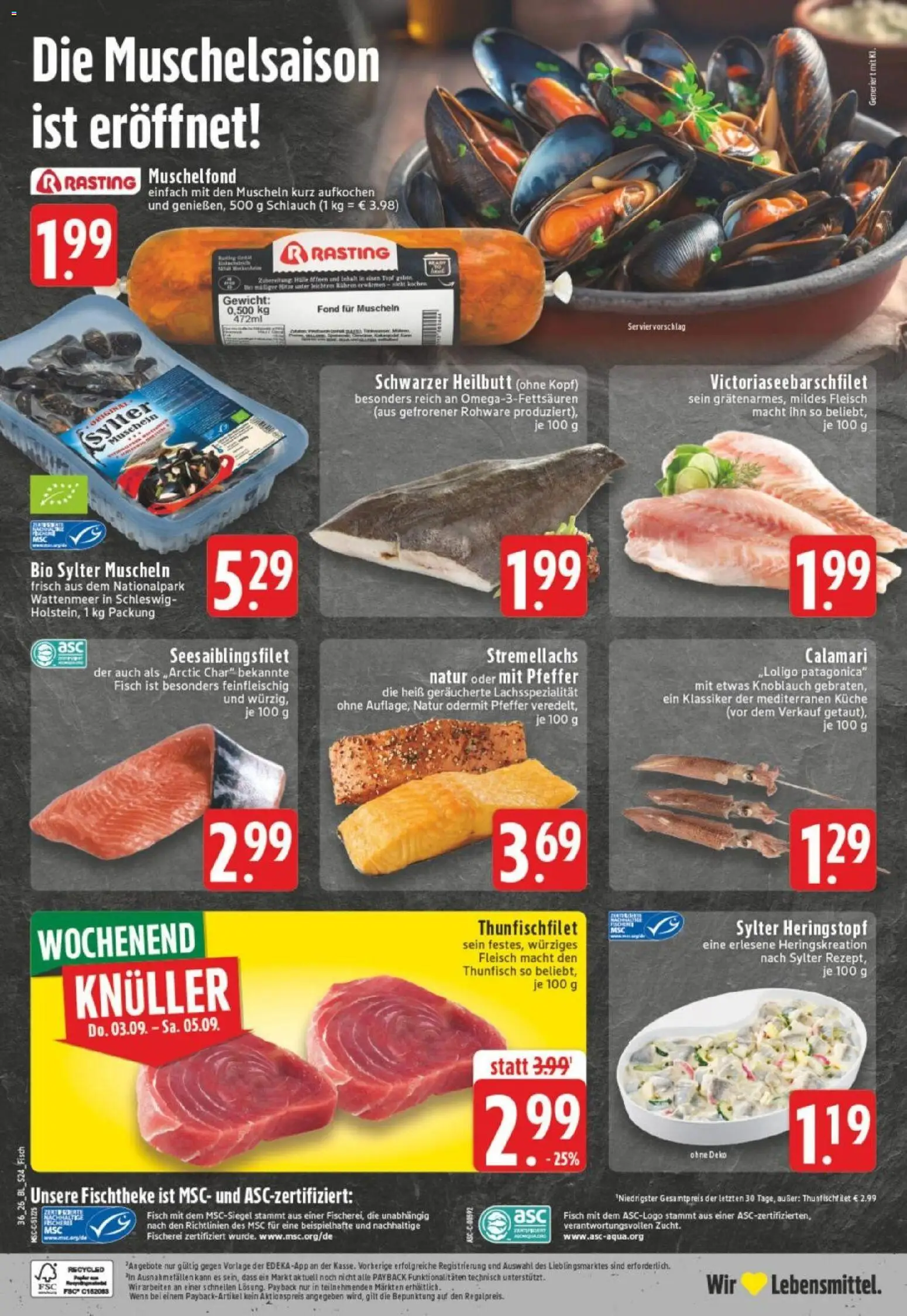 Edeka Prospekt Dortmund – gültig ab 31.08.2026 | Seite: 28 | Produkte: Thunfisch, Küche, Pfeffer, Knoblauch