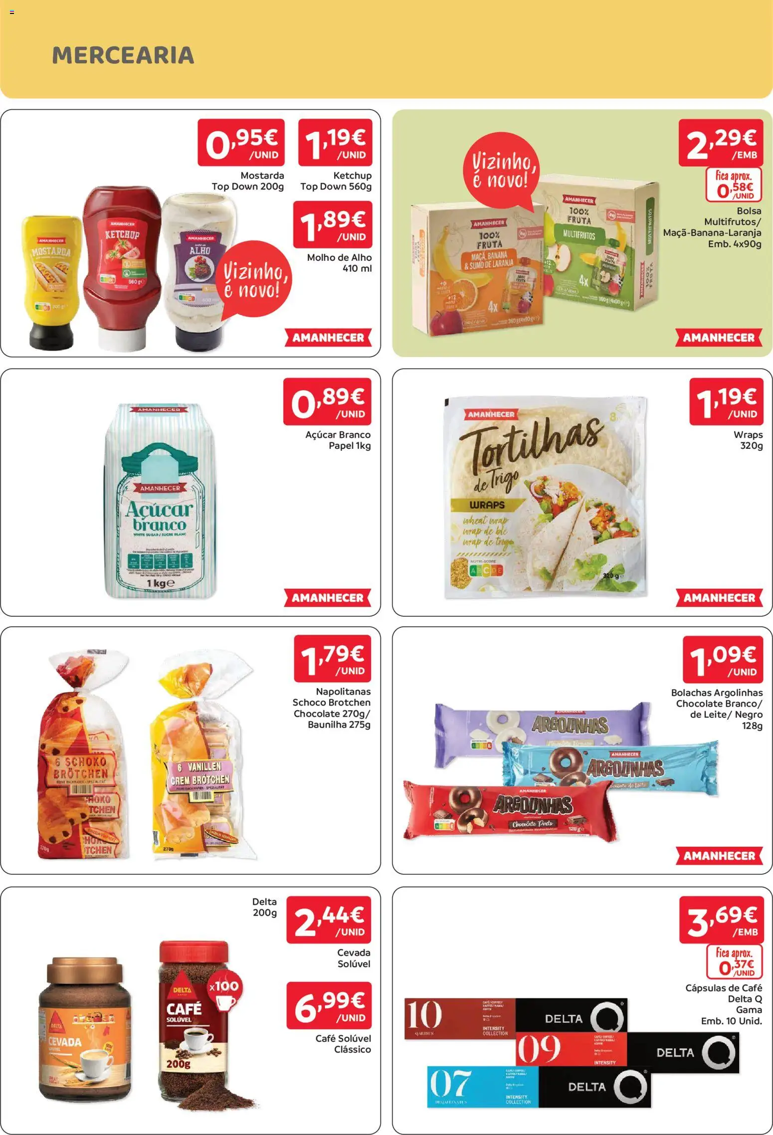 Amanhecer folheto │ válido de 29/10/2026 | Página: 7 | Produtos: Mercearia, Café solúvel, Café, Açúcar