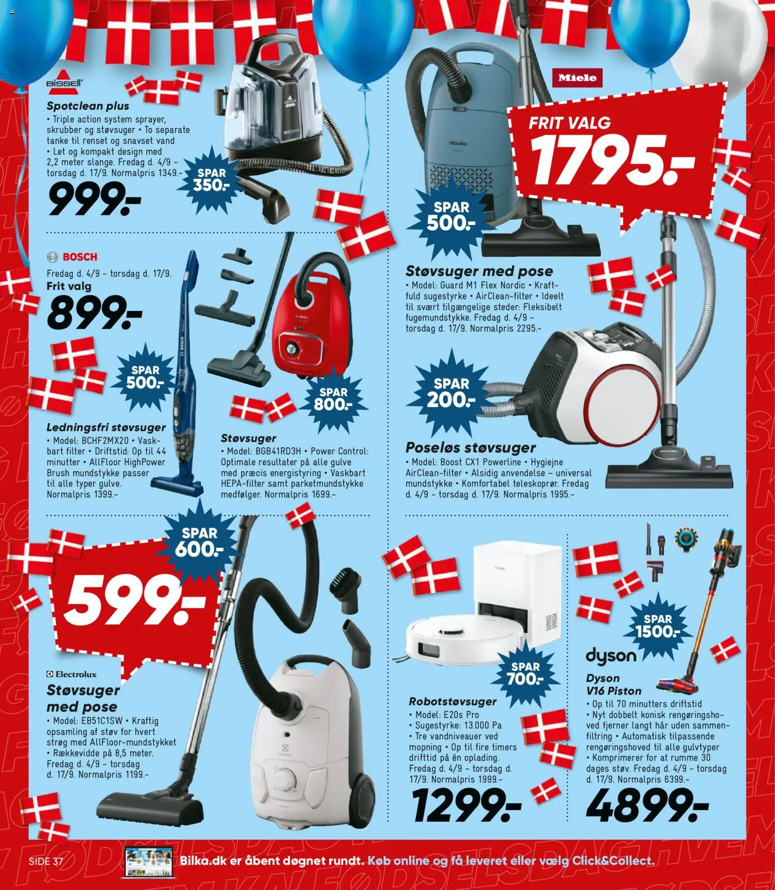 Bilka tilbudsavis – gyldig fra 04/09/2026 | Side: 29 | Produkter: Robotstøvsuger, Støvsuger