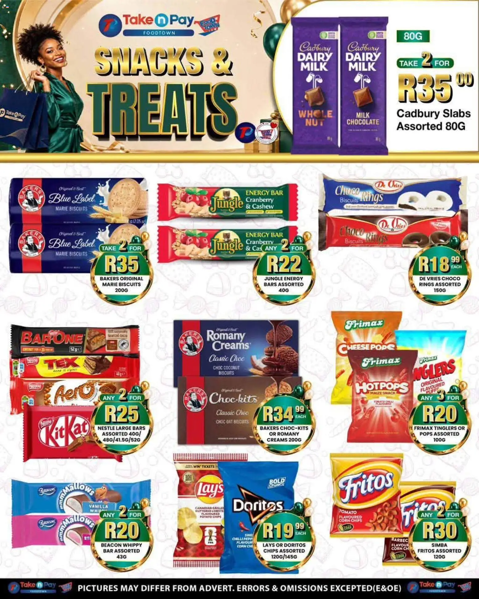 New Take n Pay catalogue – valid from 31/08/2026 | Page: 13 | Products: Corn, Cocoa, Snacks, Whole milk