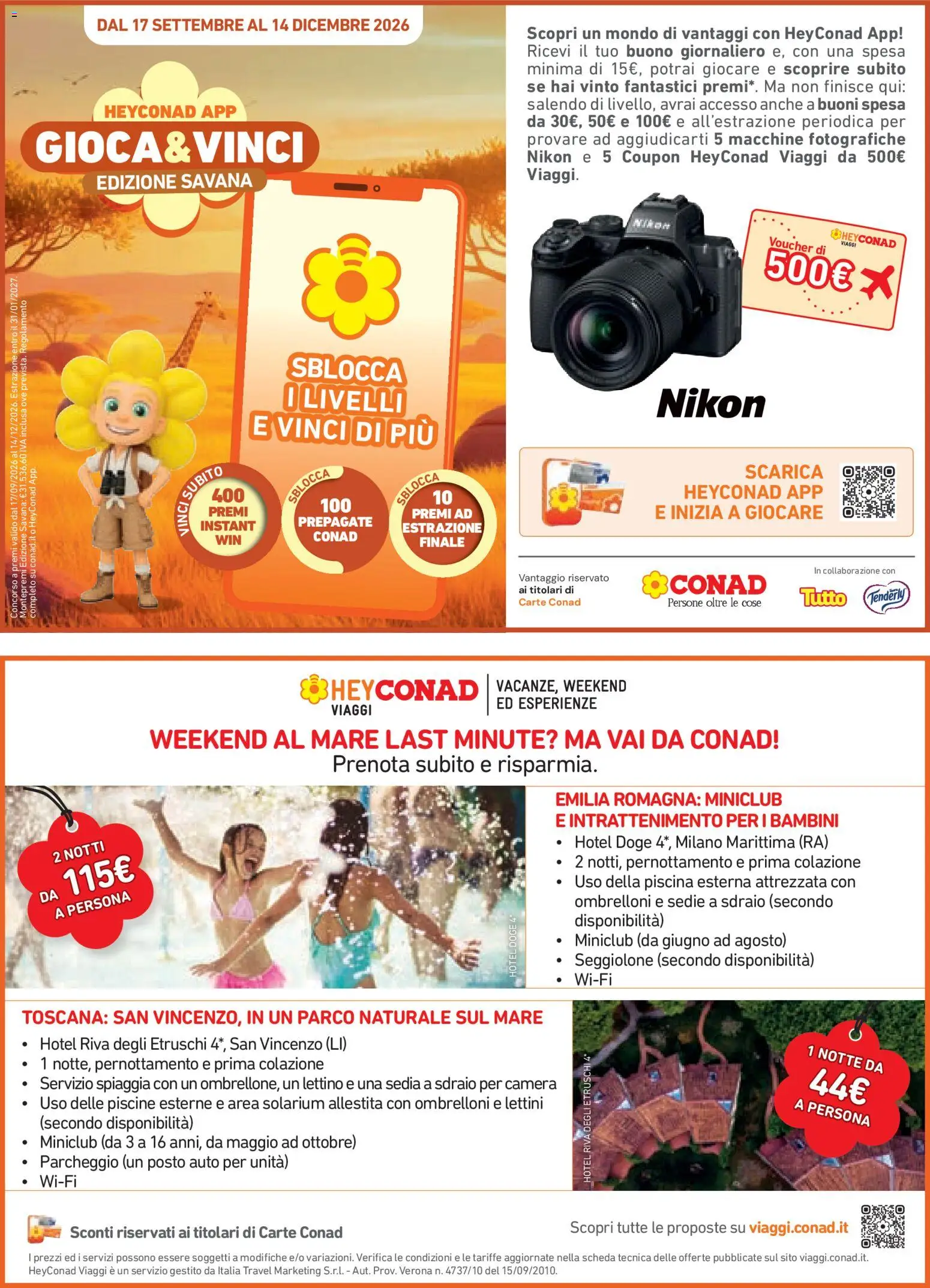 Volantino Conad del 09/09/2026 | Pagina: 18 | Prodotti: Sdraio, Piscina, Lettino, Sedia a sdraio
