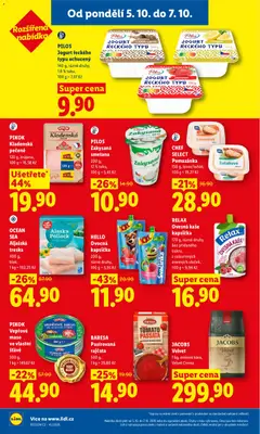 Náhled letáku Pilos Zakysaná smetana, 200 g, 12 % tuku, 100 g = 5,45 Kč od 05.10.2026 | Strana: 30