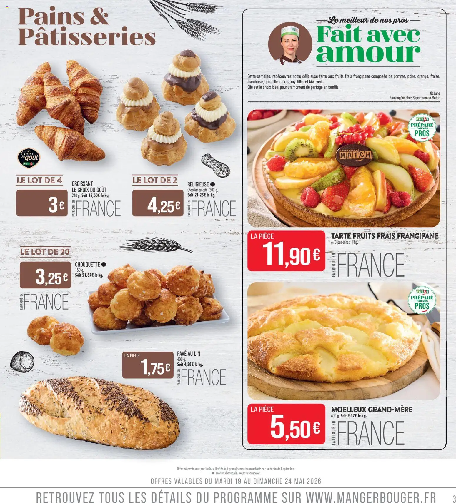 {H1} | Page: 3 | Produits: Myrtilles, Chocolat, Kiwi