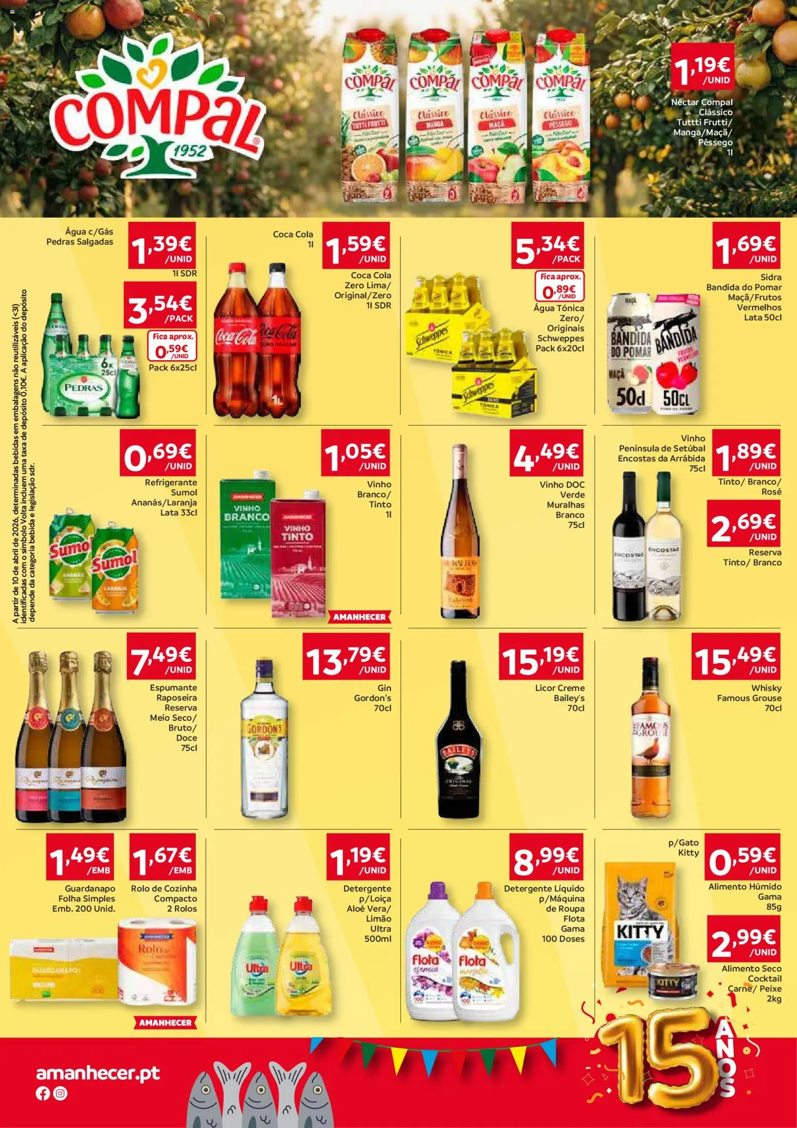 Amanhecer Folheto Madeira │ válido de 11.06.2026 | Página: 4 | Produtos: Refrigerante, Licor, Creme, Bebida