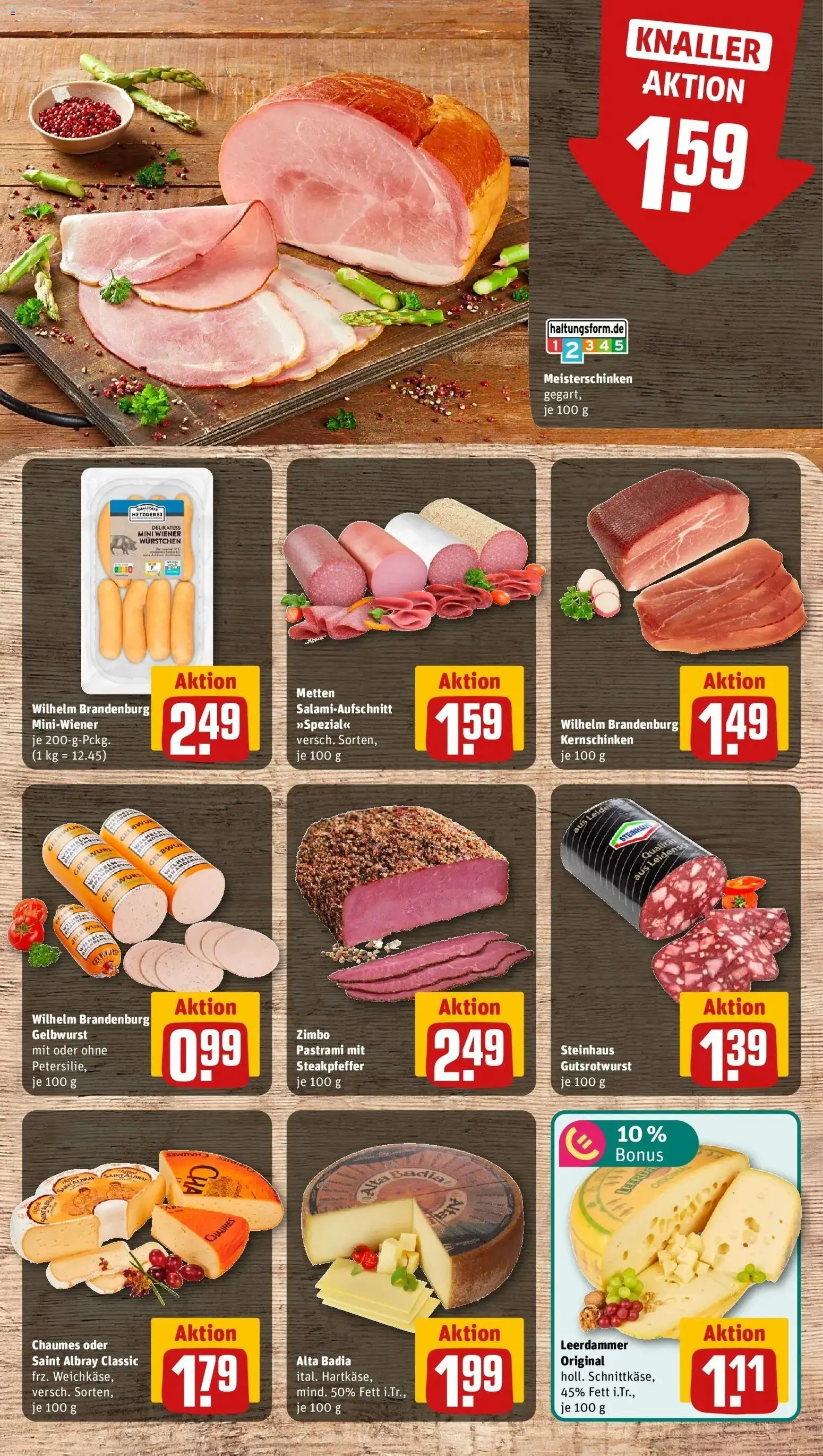 REWE Prospekt ab 31.08.2026 zum Blättern » Angebote | Seite: 9 | Produkte: Wiener wurstchen, Leerdammer