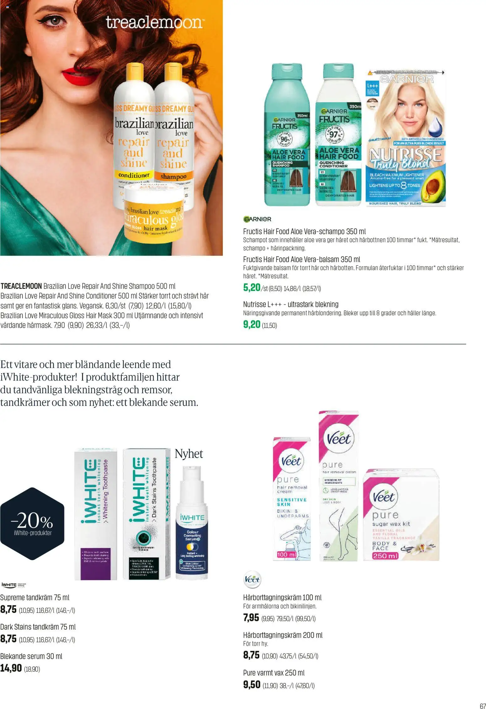 Sokos tarjoukset - Emotion – voimassa 01/04/2026 alkaen | Sivu: 67 | Tuotteet: Aloe Vera, Shampoo