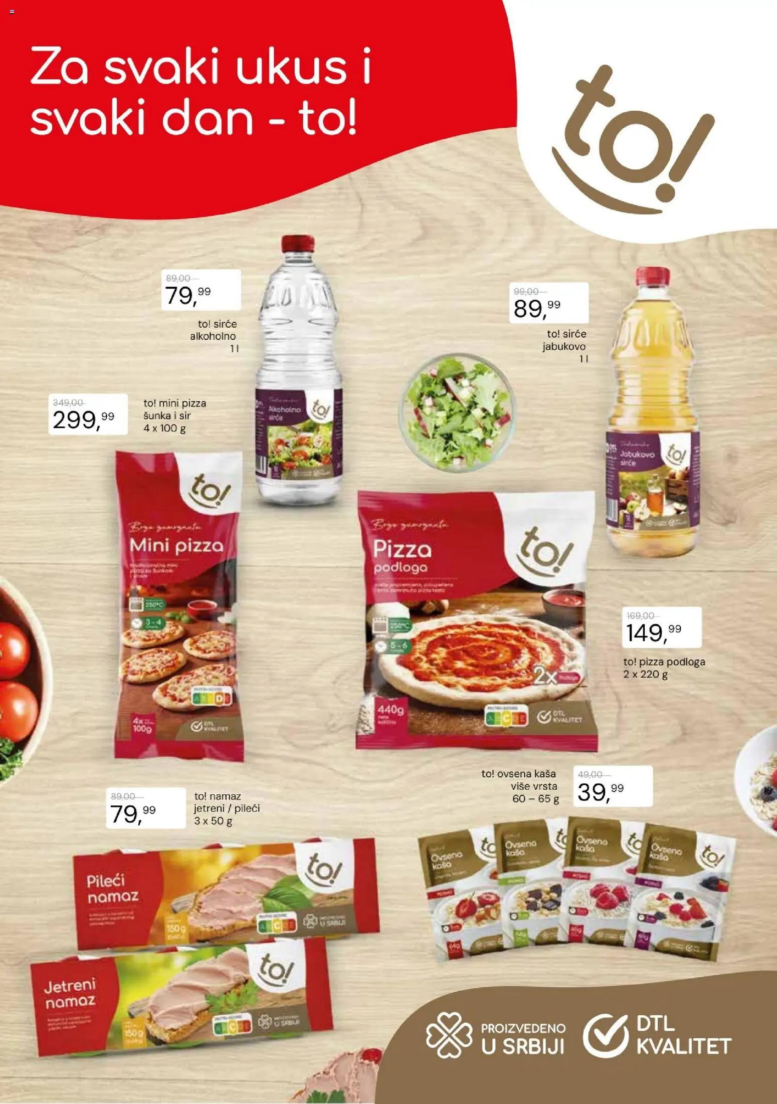 Metalac Proleter katalog - važi od 17.06.2026 | Strana: 2 | Proizvode: Ovsena kaša, Sir, Šunka