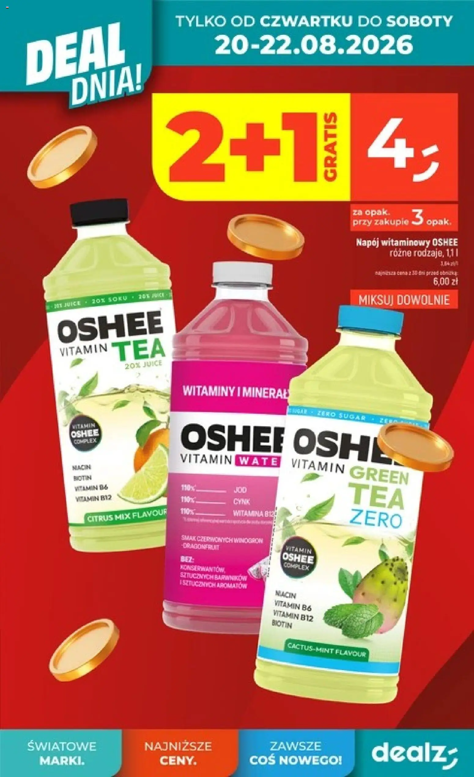 Dealz gazetka od 20.08.2026 | Strona: 3 | Produkty: Oshee