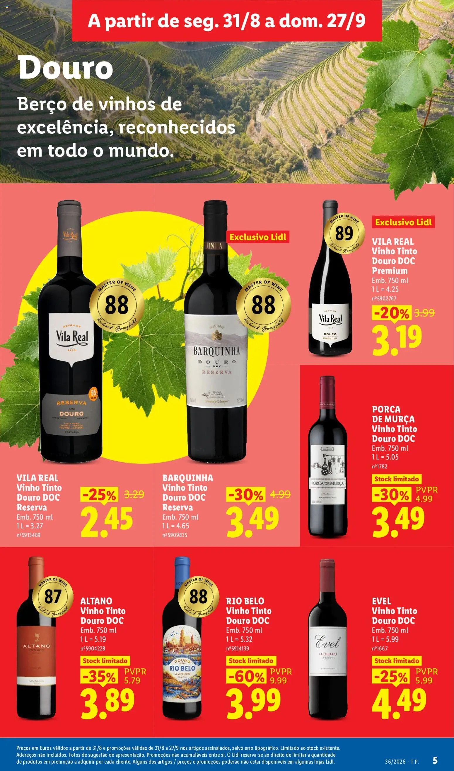 Lidl Folheto Especial │ válido de 31/08/2026 | Página: 5 | Produtos: Vinho, Berço, Vinho tinto
