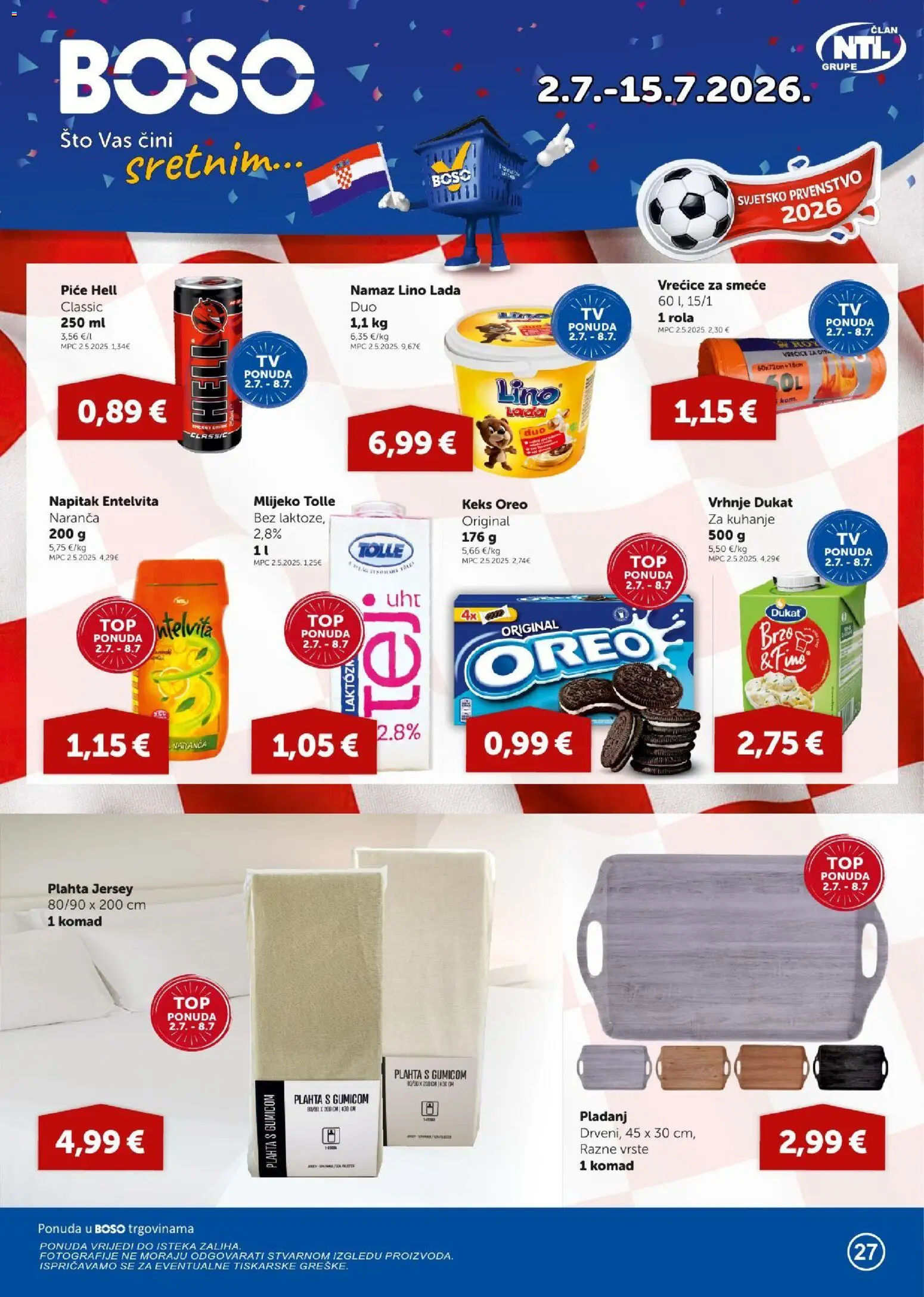 Boso katalog | vrijedi od 02.07.2026 | Stranica: 1 | Proizvodi: Hell, Plahta, Pladanj, Namaz