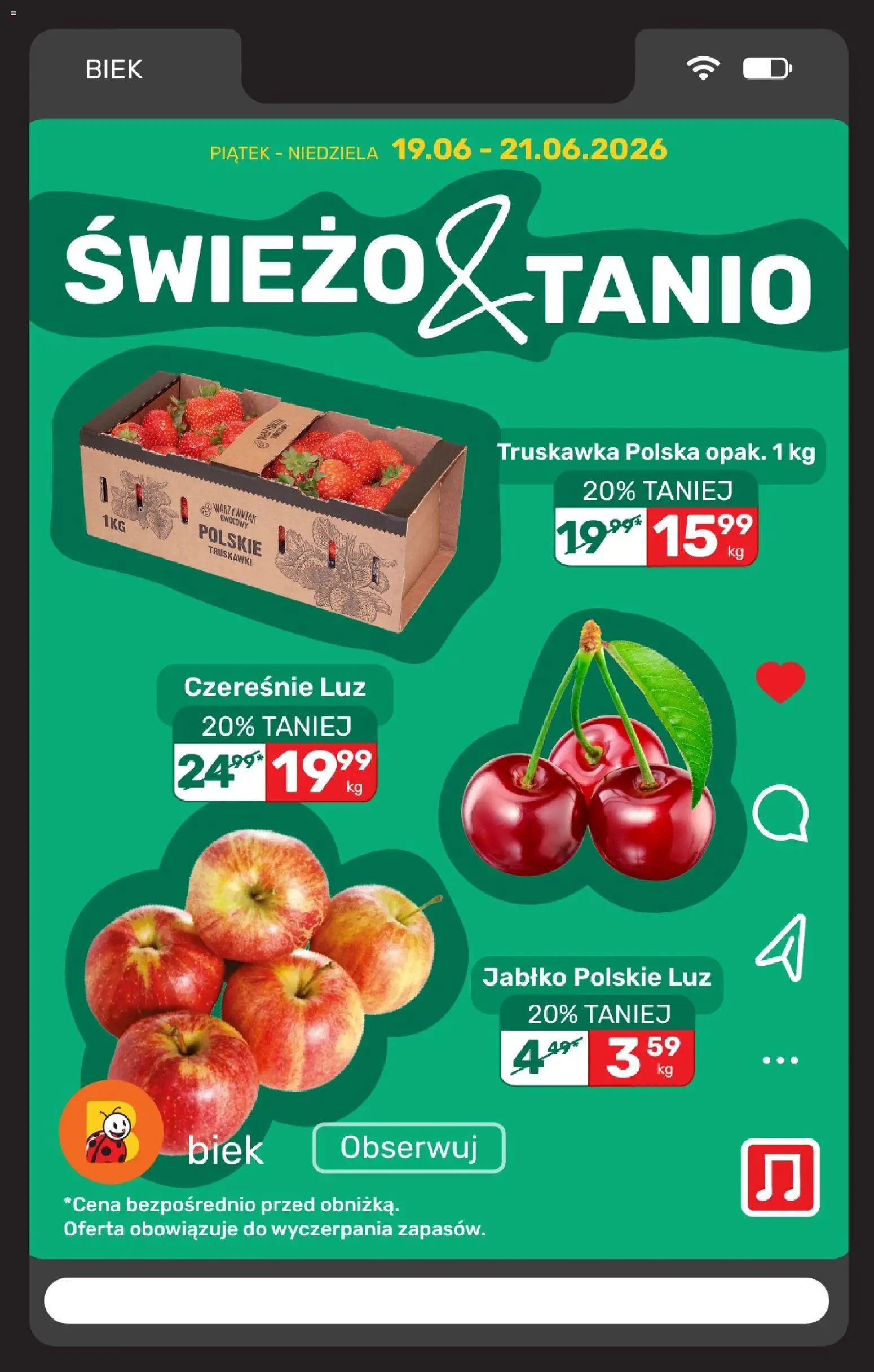 Biedronka gazetka - Biek od 19.06.2026 | Strona: 7