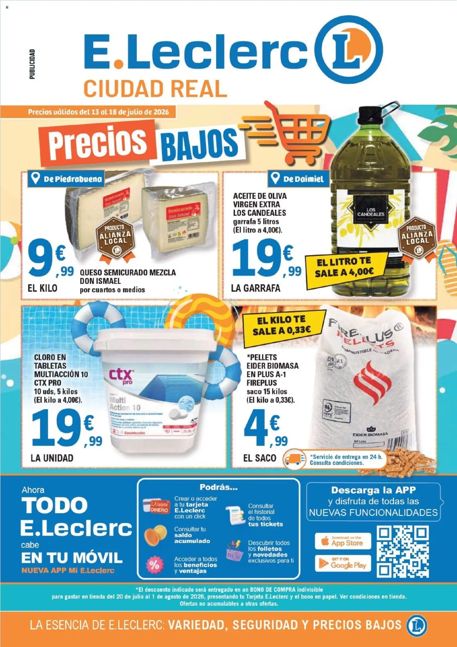 E.Leclerc Ciudad Real │ válido desde el 13/07/2026 | Página: 1 | Productos: Aceite, Té, Aceite de oliva, Aceite de oliva virgen extra