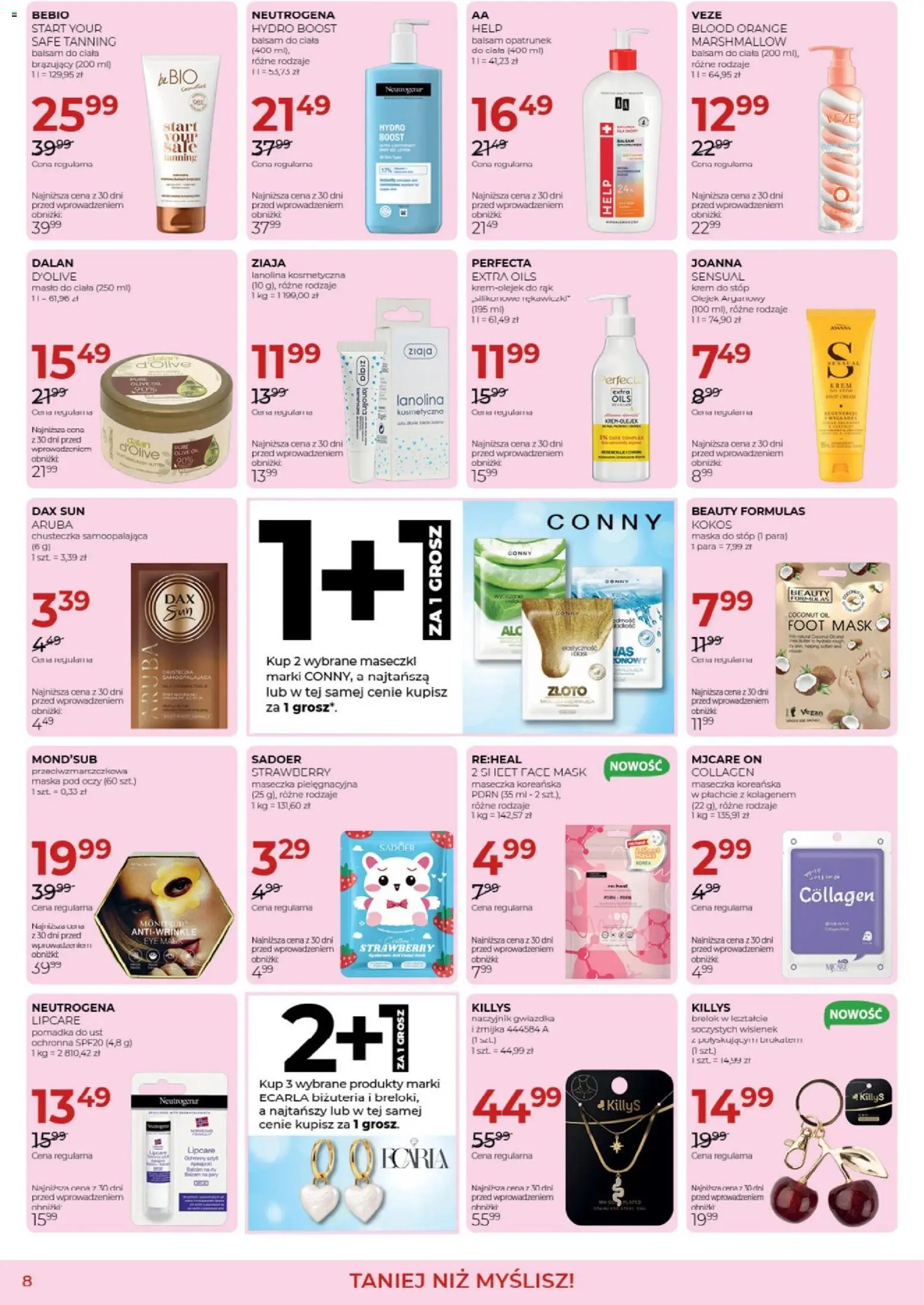 Jawa gazetka od 03.09.2026 | Strona: 8 | Produkty: Balsam do ciała, Masło, Opatrunek, Krem do stóp
