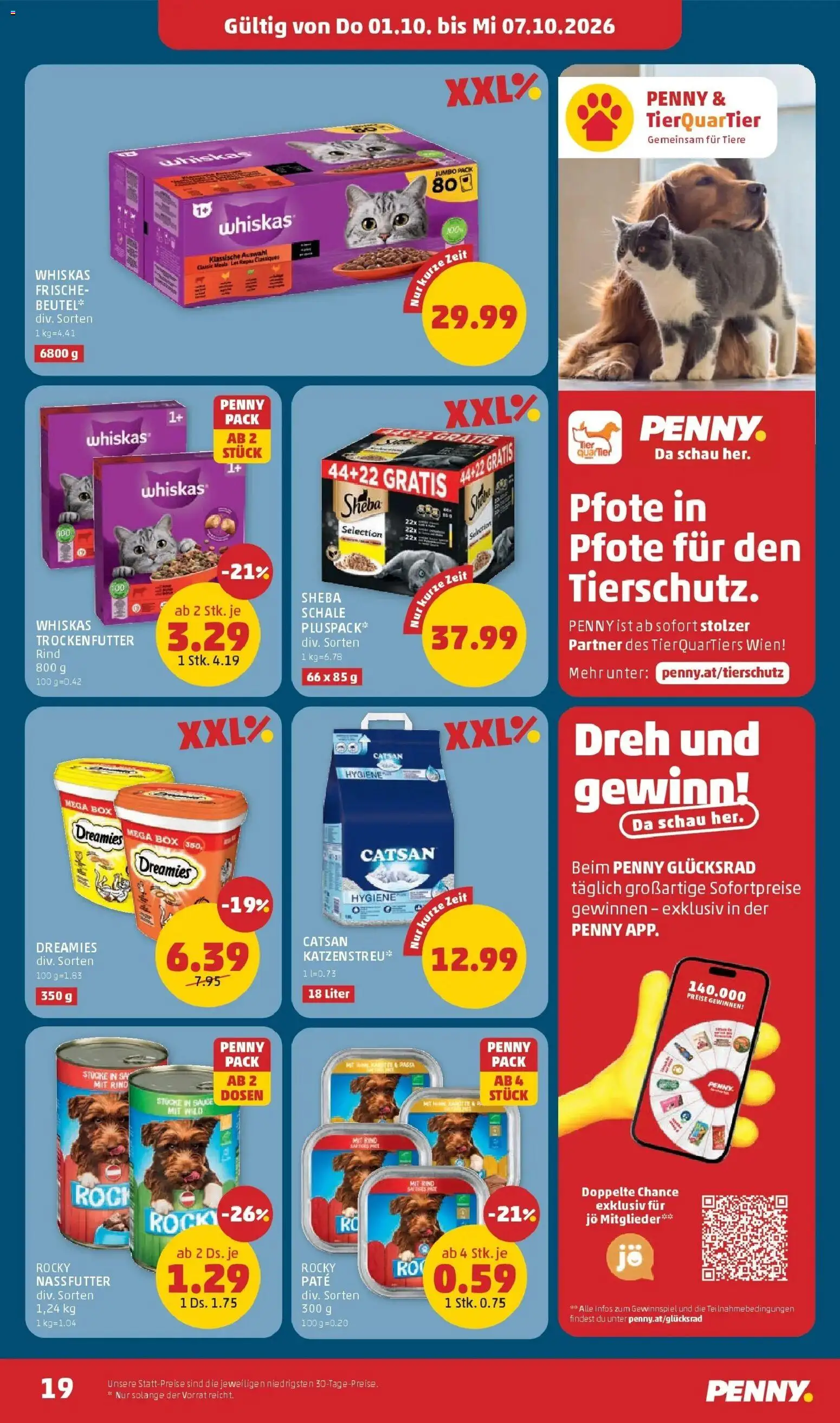 Penny Markt Die ganze Woche sparen ab (01.10.2026) - Angebote, Prospekt | Seite: 19 | Produkte: Rock, Box